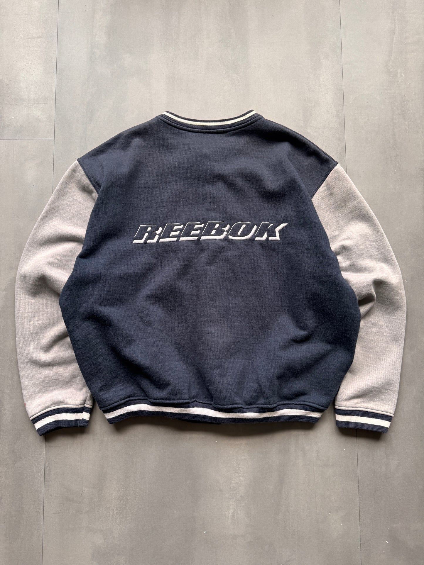 VINTAGE REEBOK BASEBALL JACKET - M
