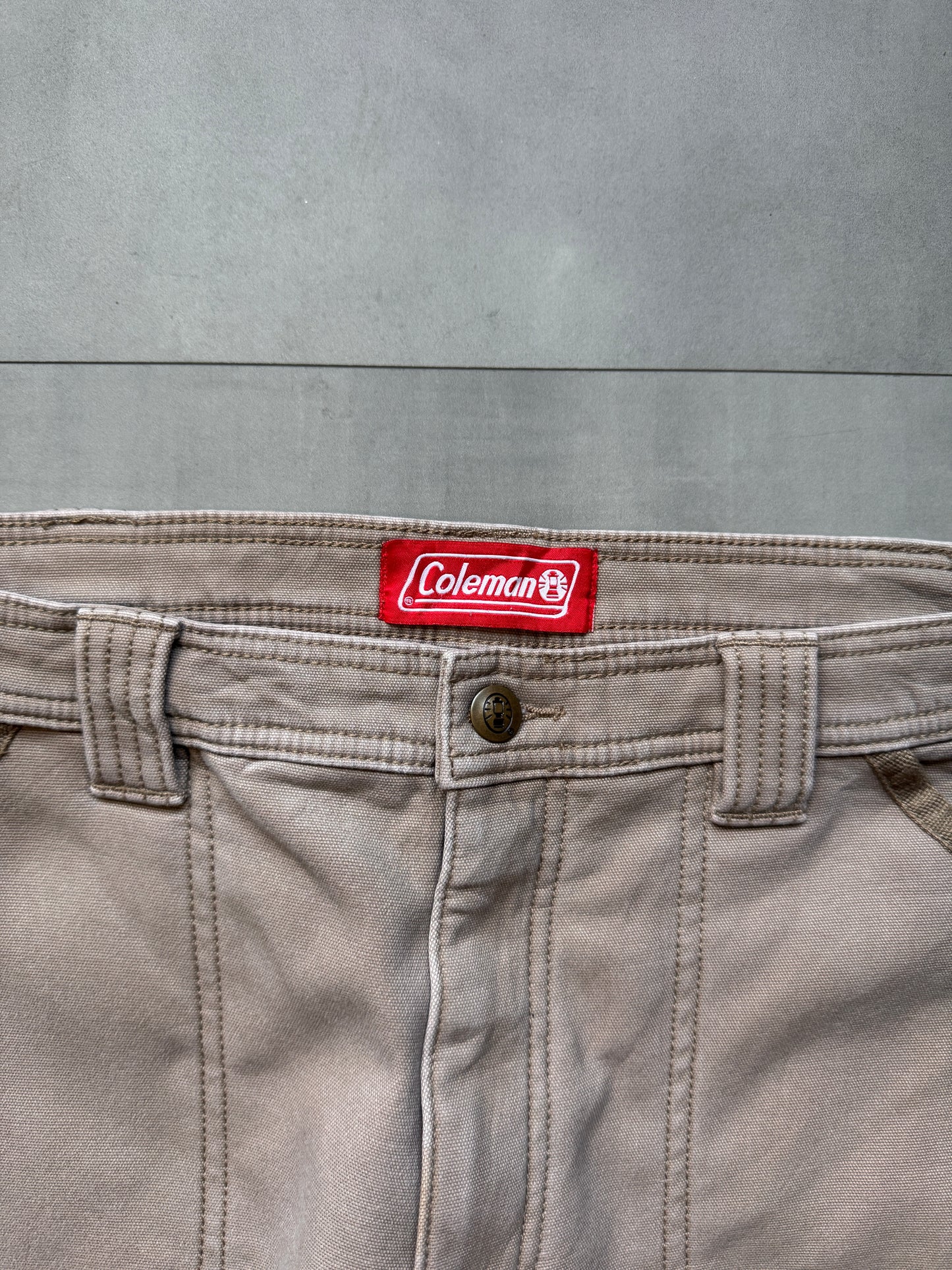 VINTAGE COLEMAN BROWN CARPENTER PANTS - 30