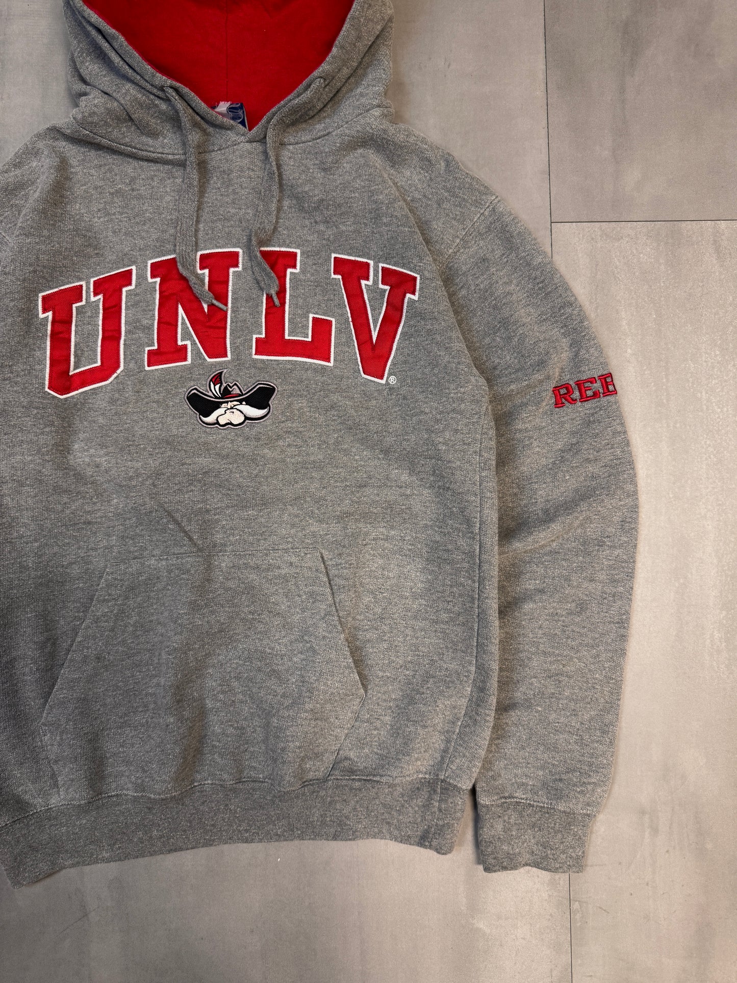 UNIVERSITY OF NEVADA LAS VEGAS GREY HOODIE - XSMALL