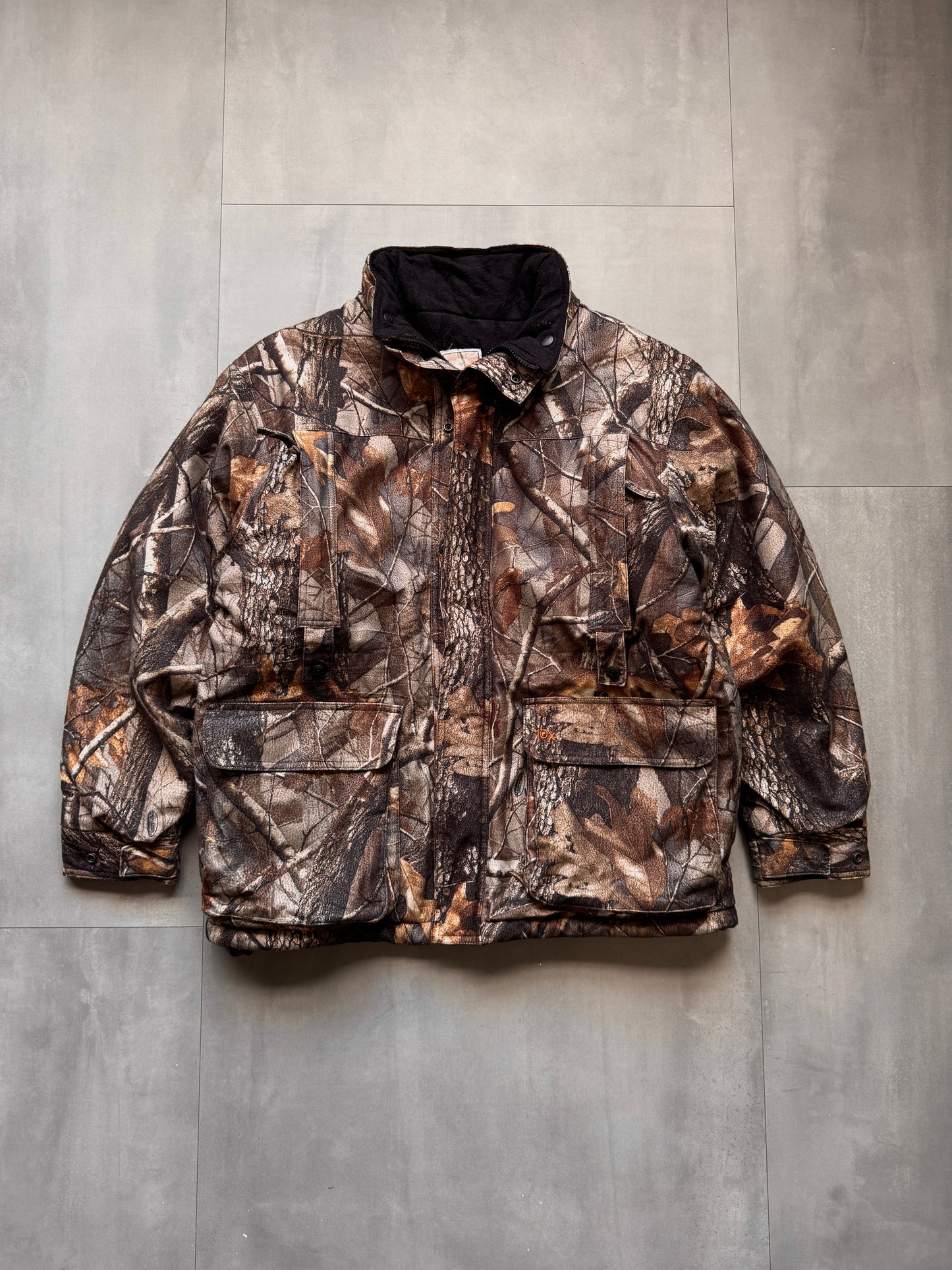 VINTAGE 10x REALTREE HUNTING JACKET - LARGE
