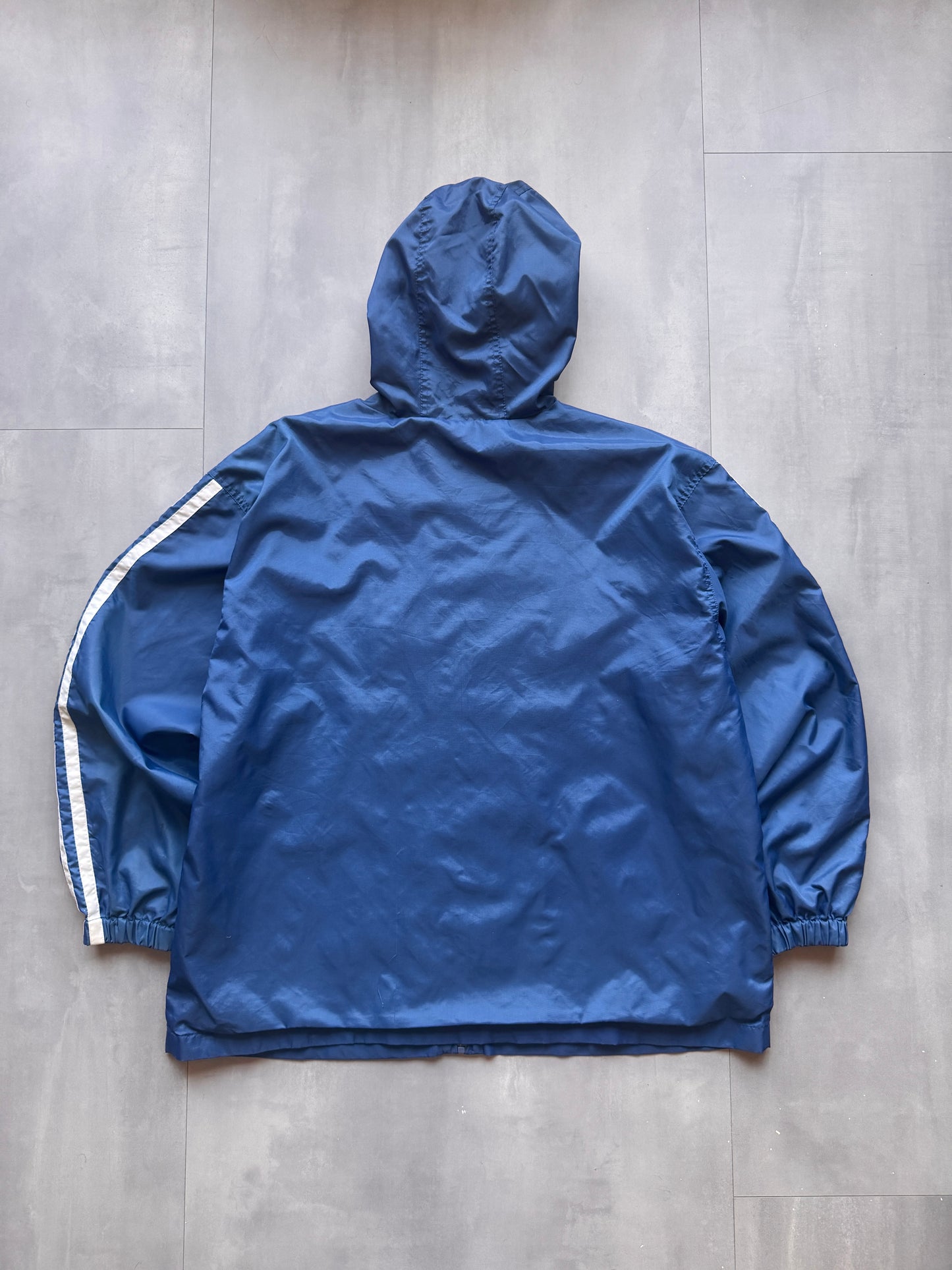 VINTAGE NFL TENNESSEE TITANS NAVY WINDBREAKER JACKET - XL