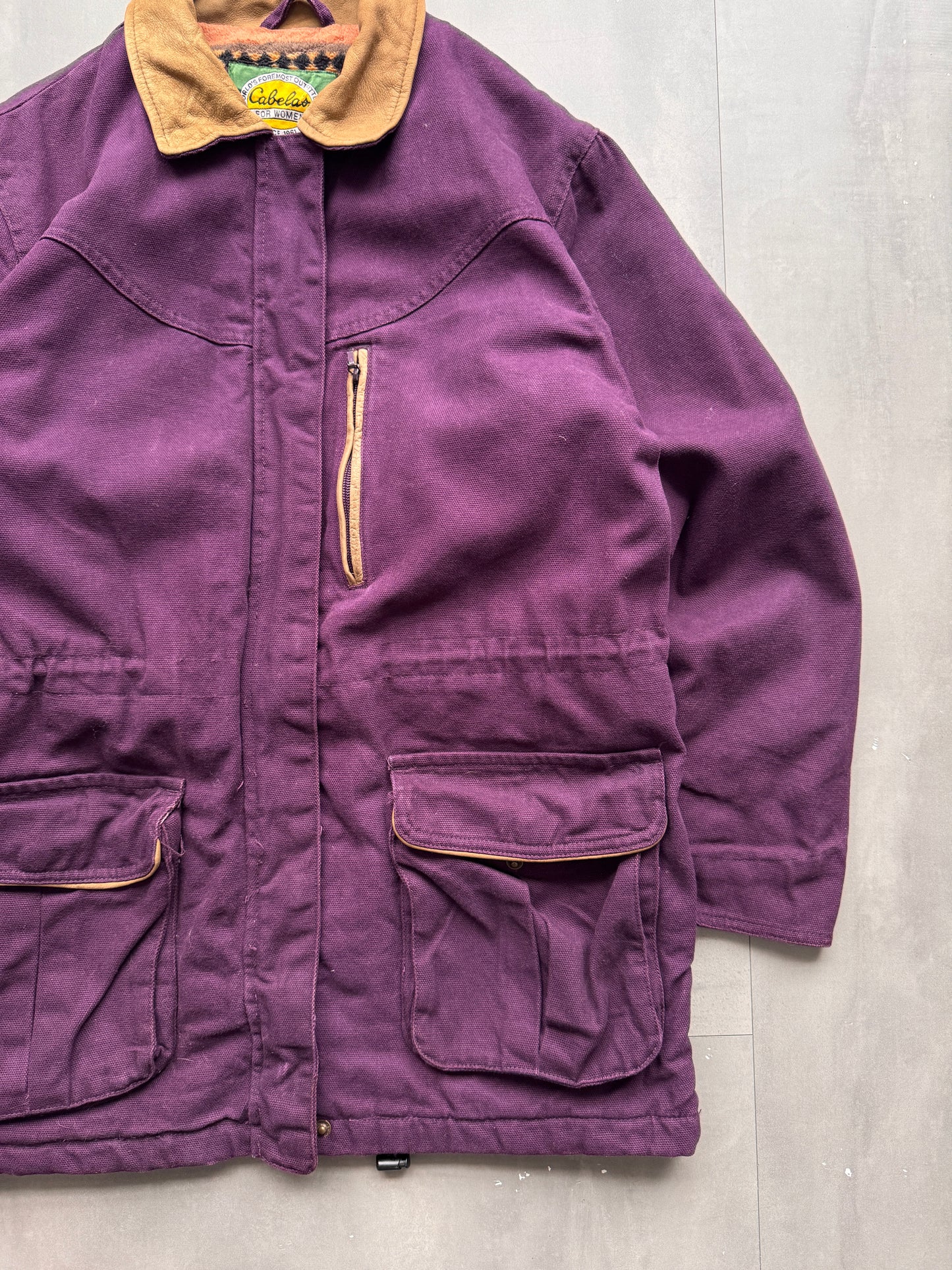 VINTAGE CABELA'S LILAC ARCTIC JACKET - S