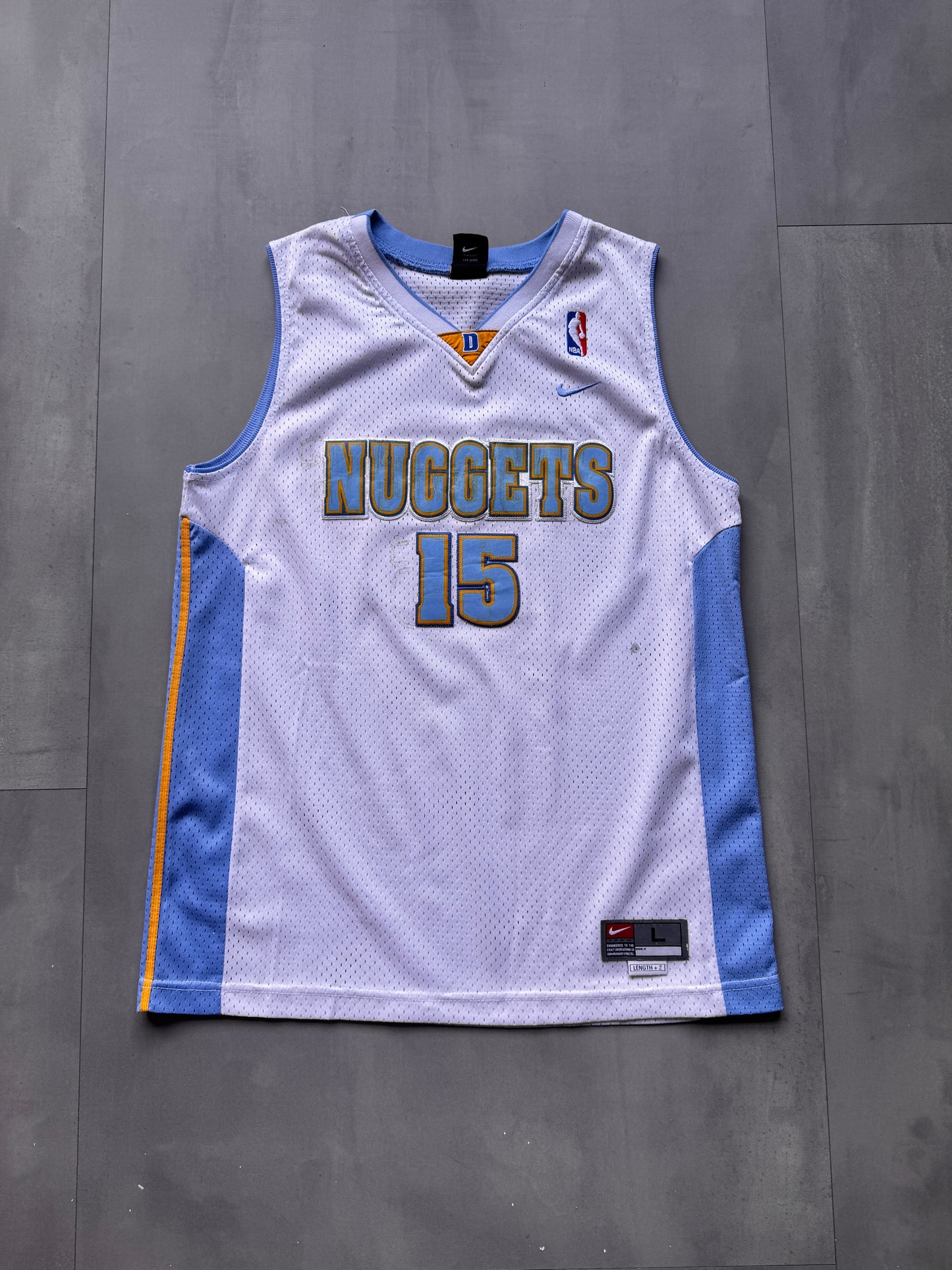 VINTAGE NIKE NBA DENVER NUGGETS 'CARMELO ANTHONY' JERSEY - L