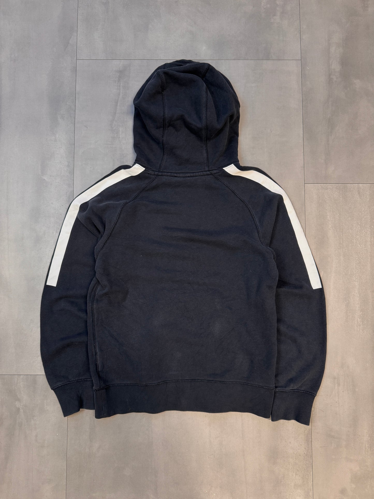 NIKE LOGO BLACK HOODIE - SMALL