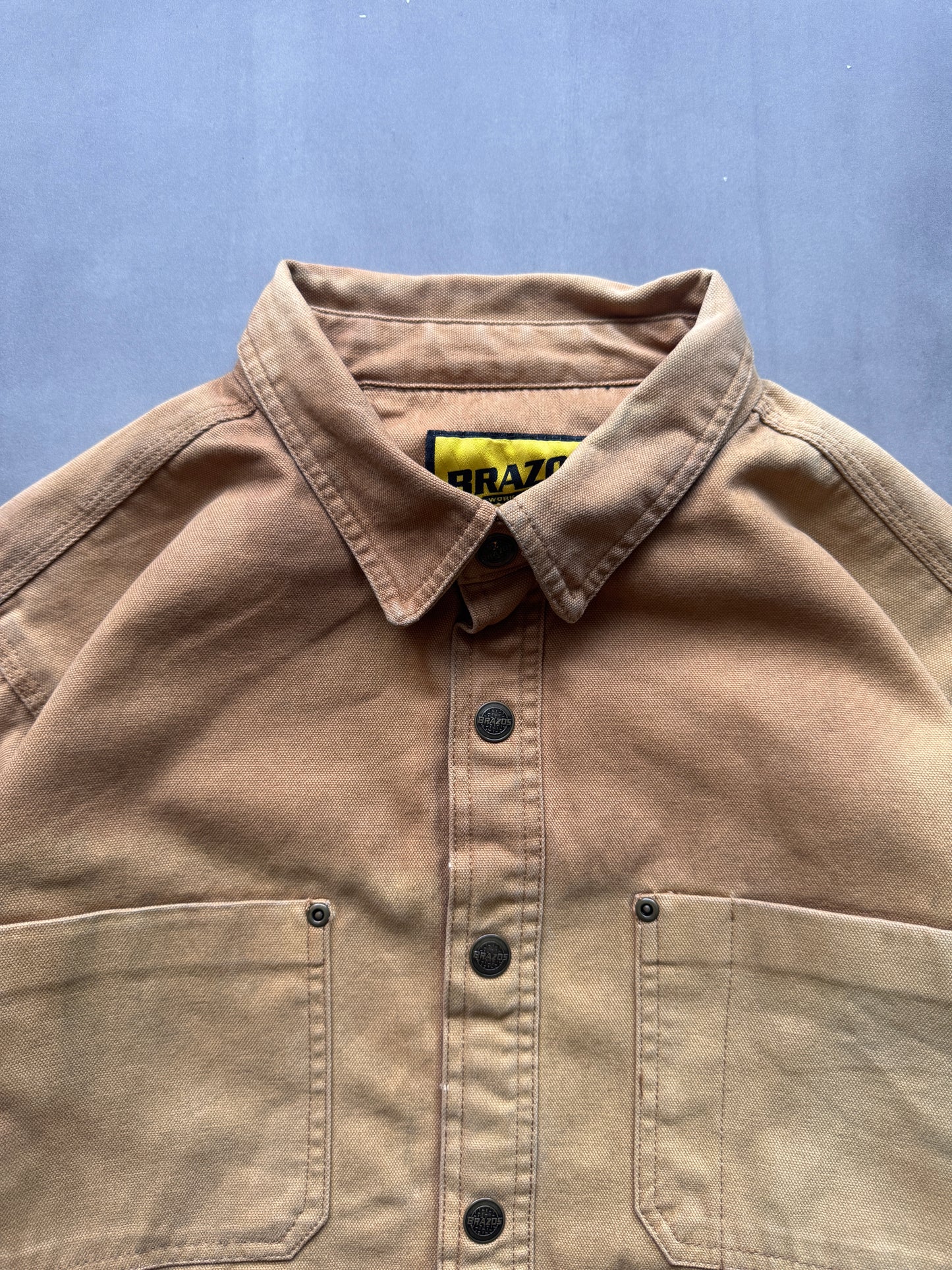 VINTAGE BRAZOS TAN WORK WEAR JACKET - L