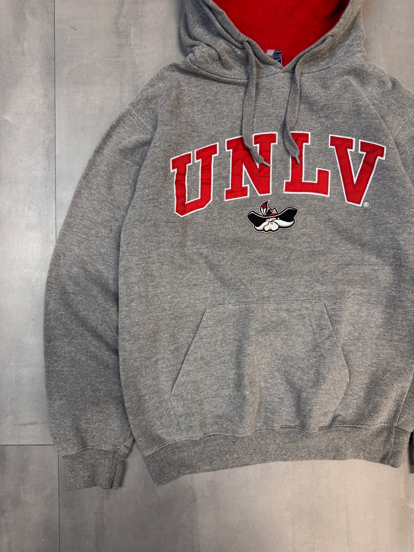 UNIVERSITY OF NEVADA LAS VEGAS GREY HOODIE - XSMALL