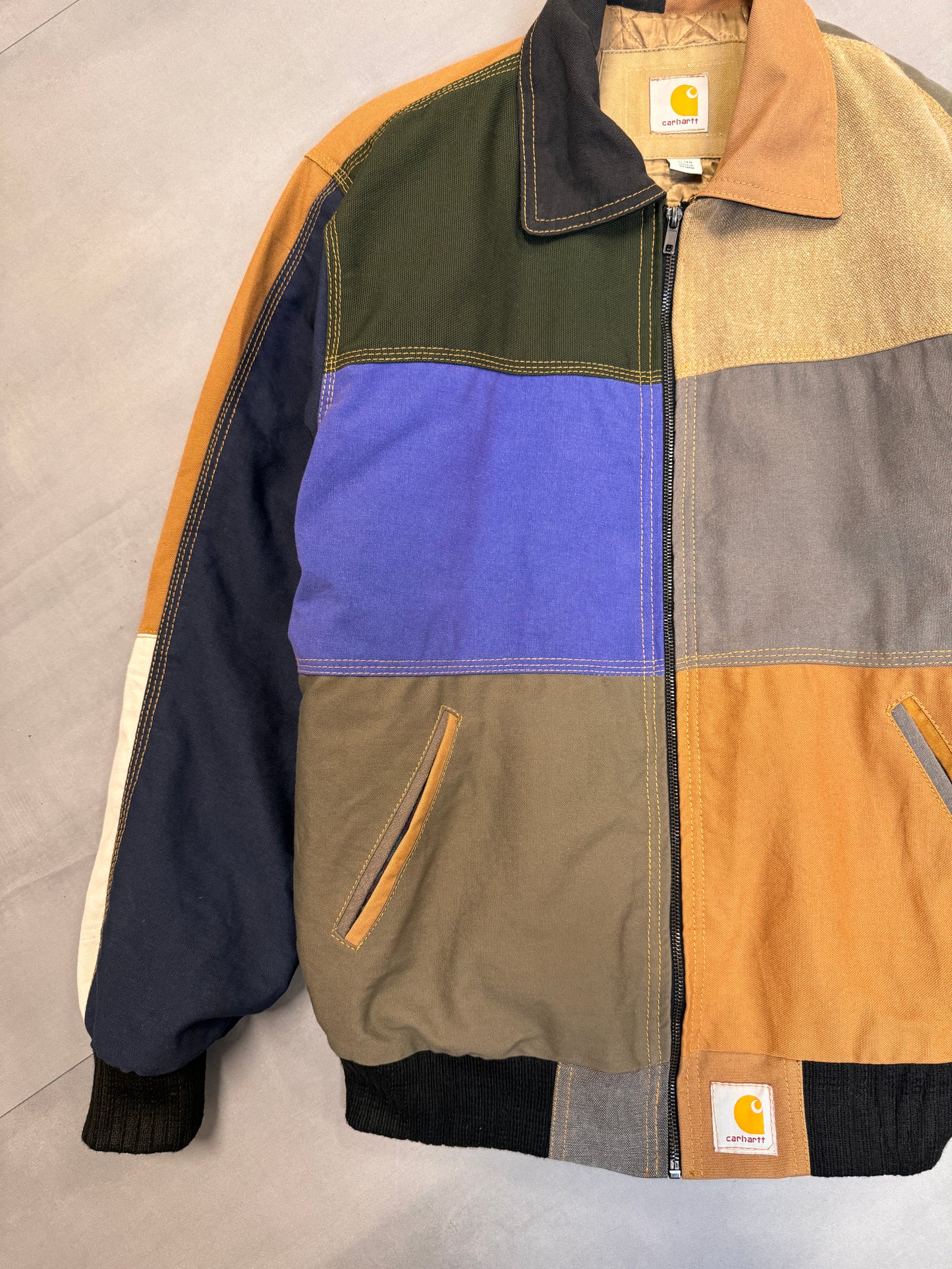 REWORKED CARHARTT DETROIT JACKET - MEDIUM
