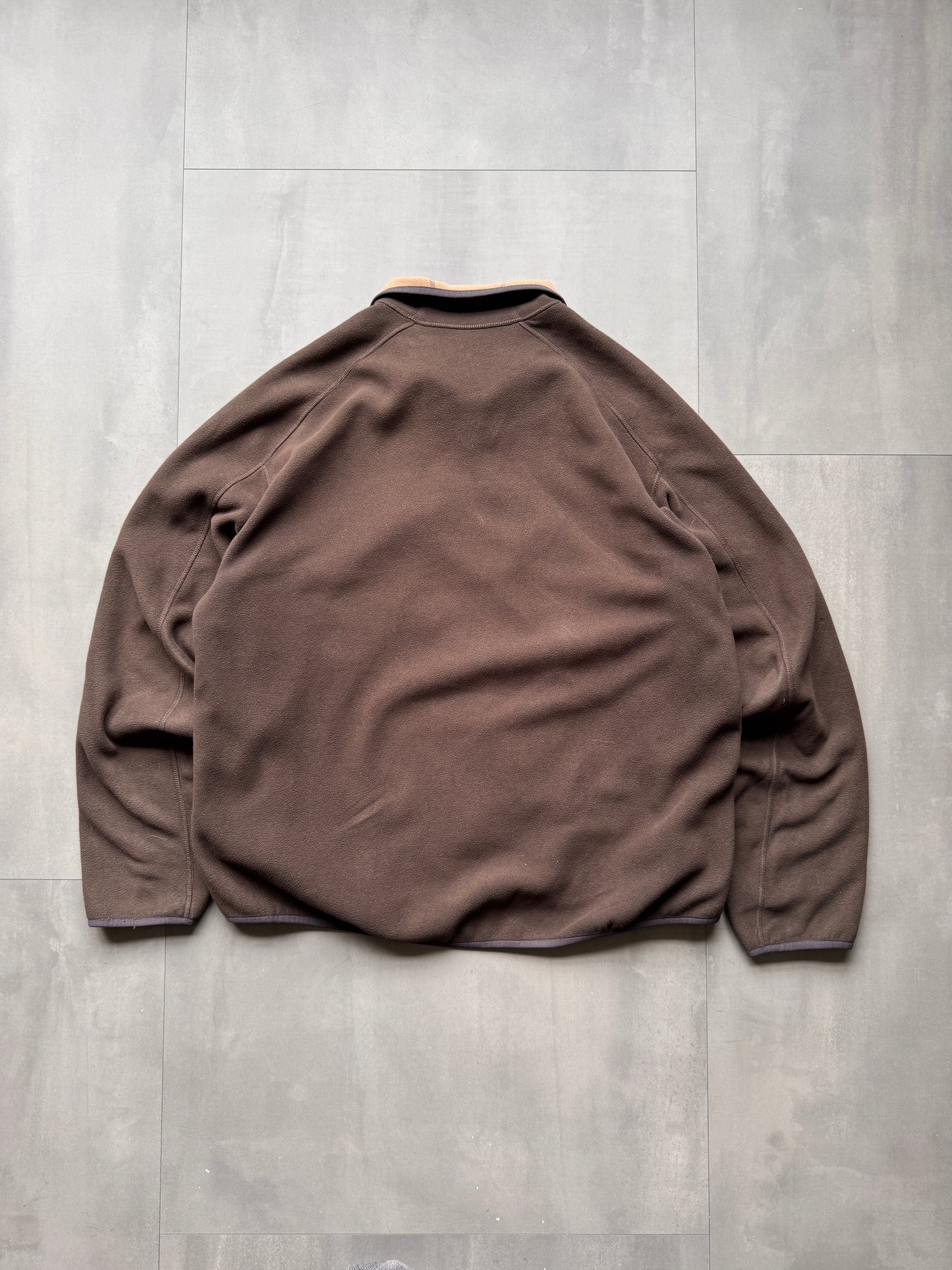 TIMBERLAND BROWN FLEECE - LARGE