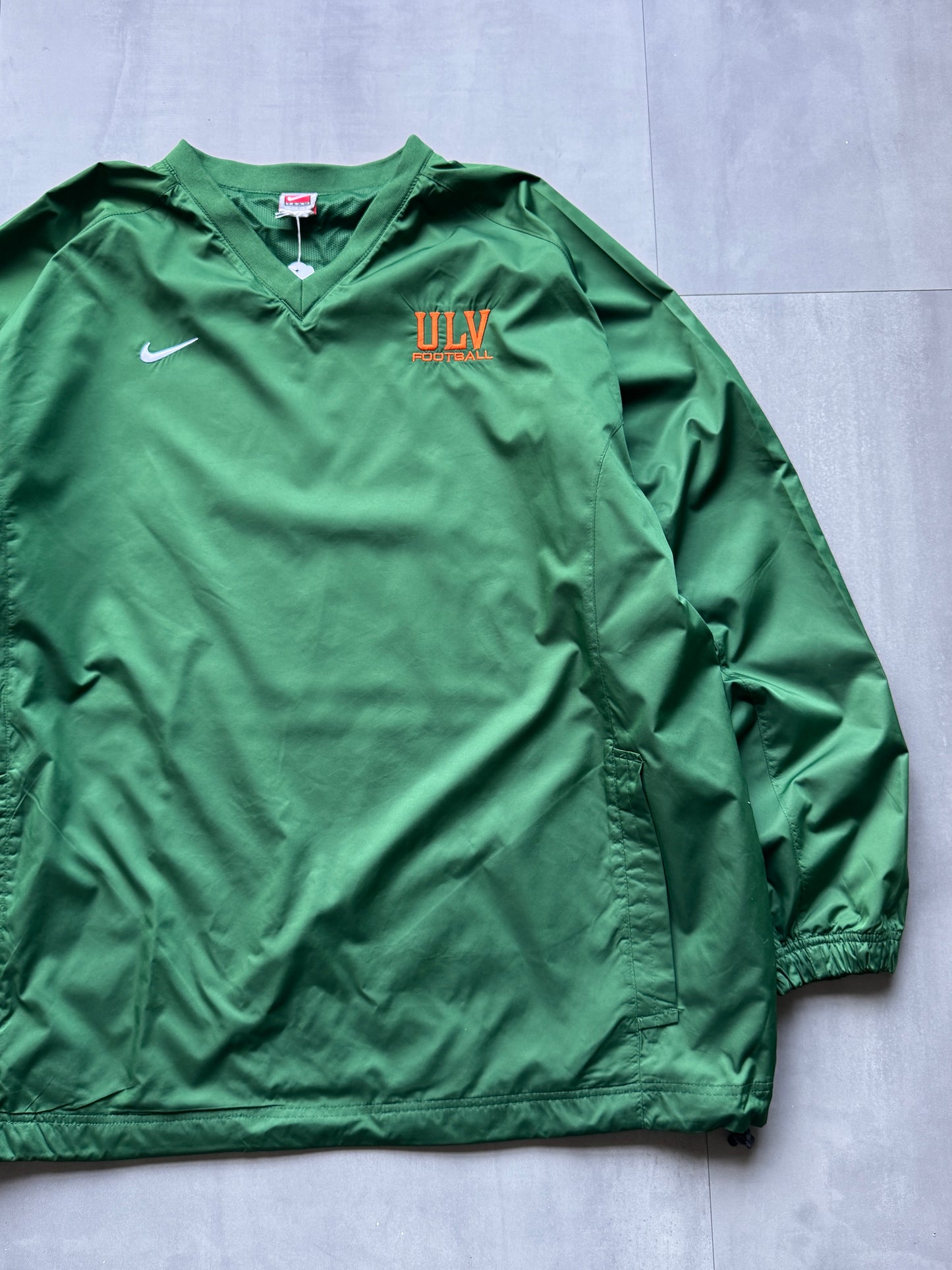 VINTAGE NIKE UNIVERSITY OF LAS VEGAS DARK GREEN WINDBREAKER - 3XL