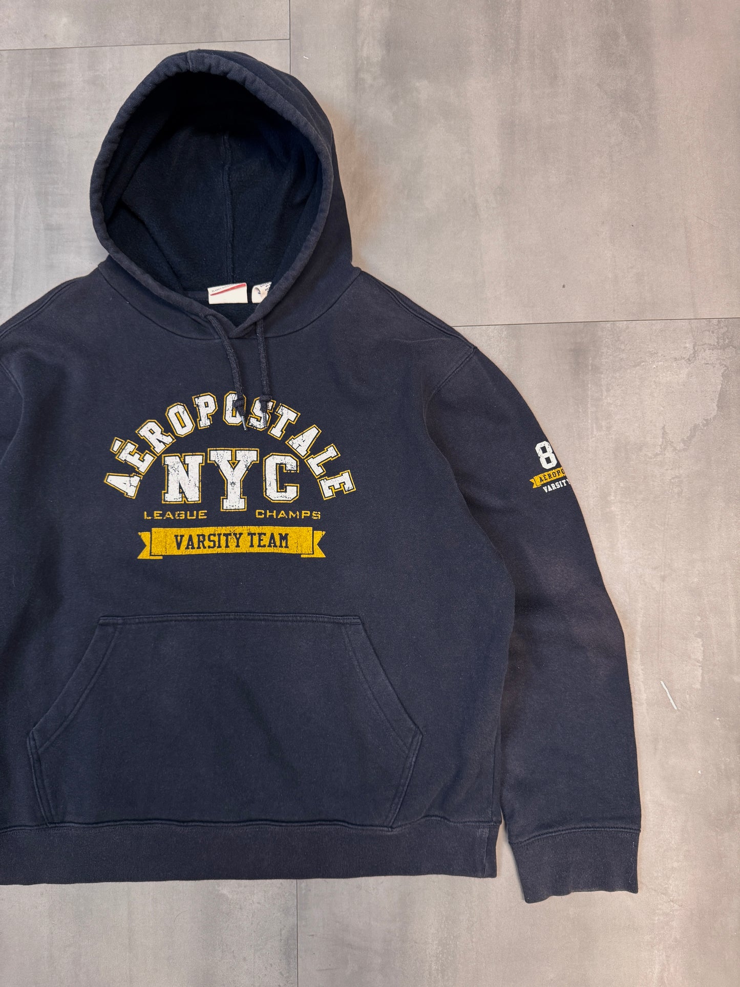 NYC AEROPOSTALE NAVY HOODIE - MEDIUM