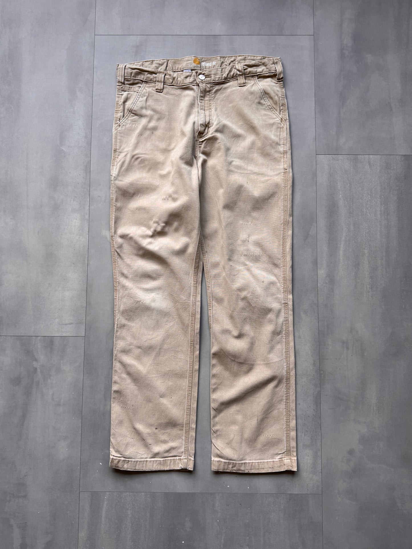 VINTAGE CARHARTT TAN PANTS - 32
