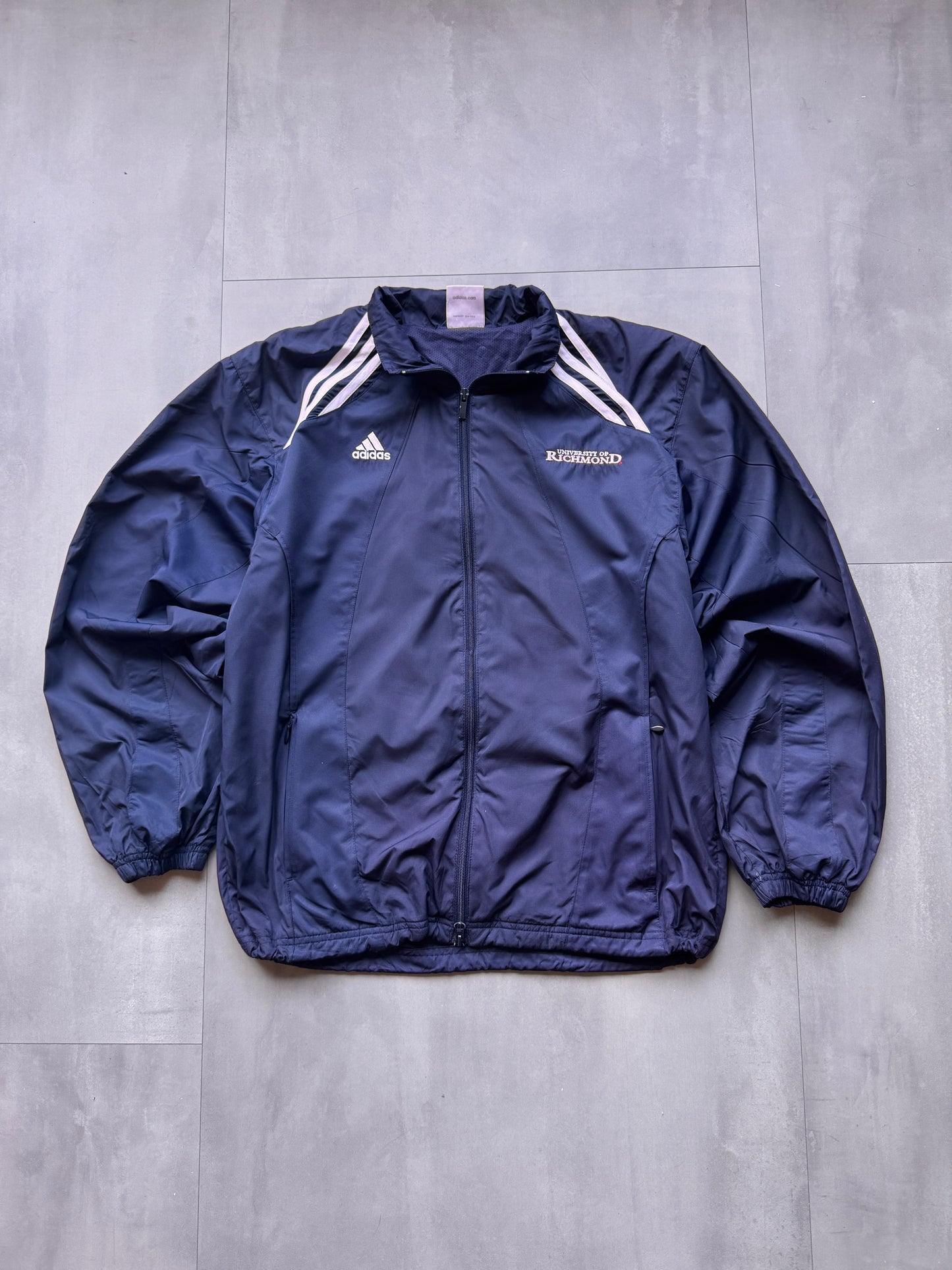 VINTAGE ADIDAS UNIVERSITY OF RICHMOND TRACK JACKET - M