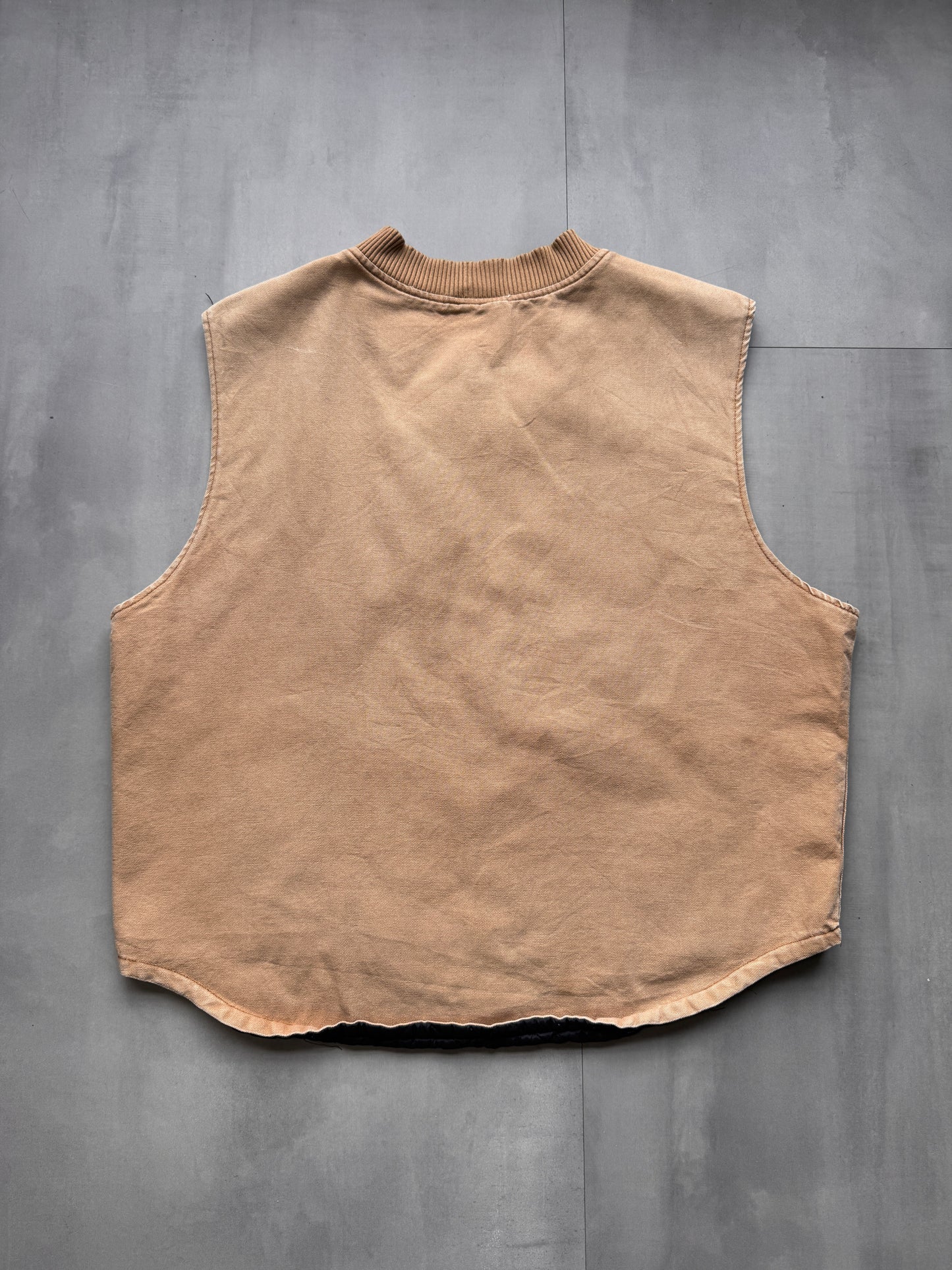 VINTAGE DICKIES TAN WORK GILET - XLARGE