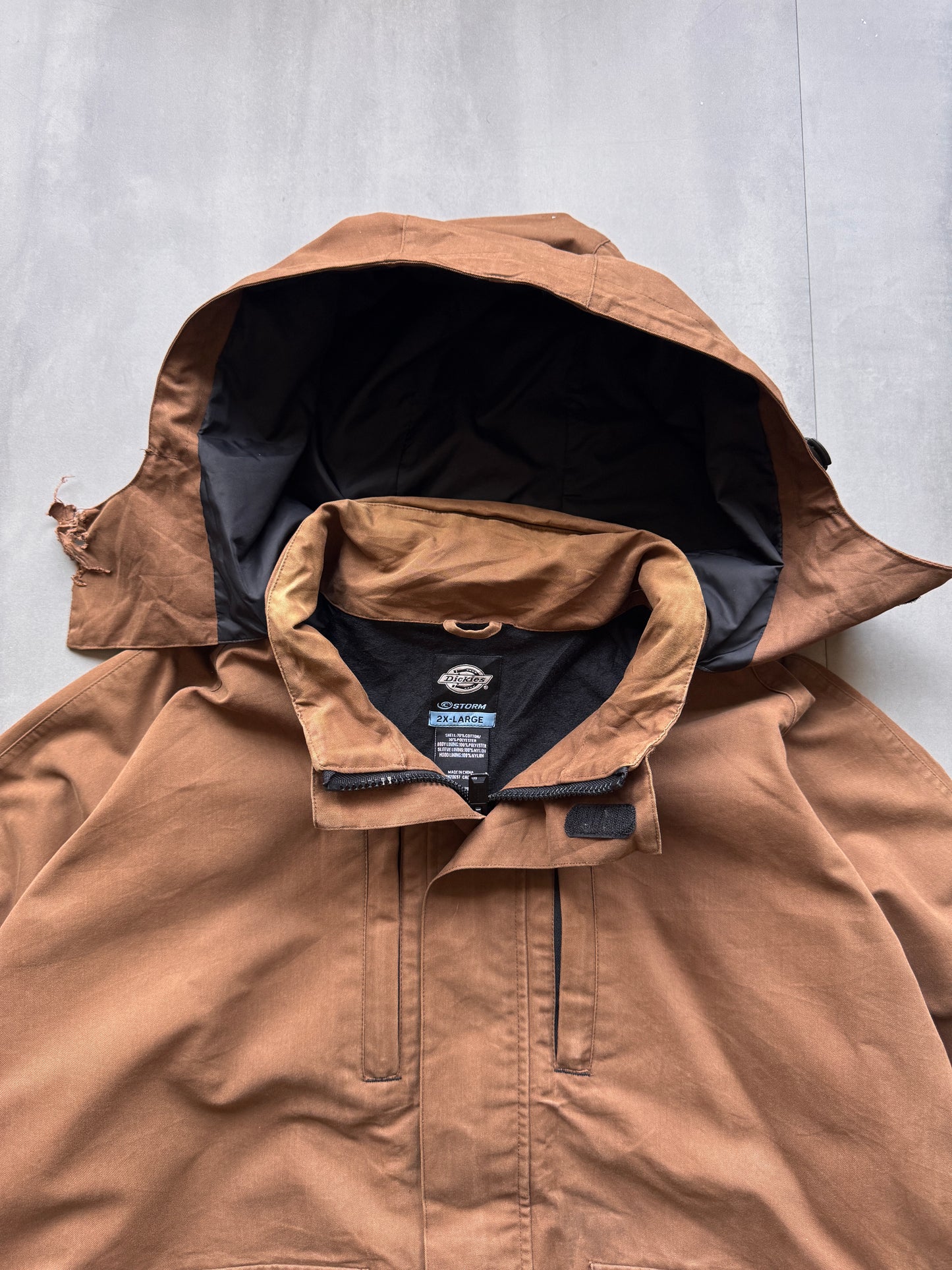 VINTAGE DICKIES BROWN JACKET - XL