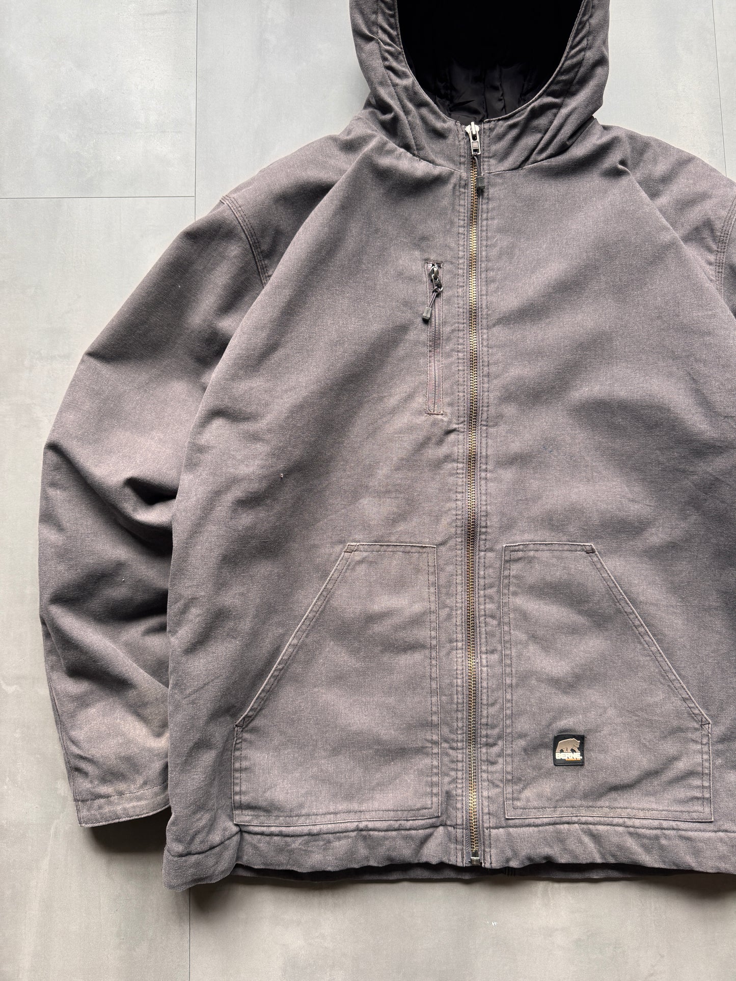 VINTAGE BERNE GREY JACKET - XXL