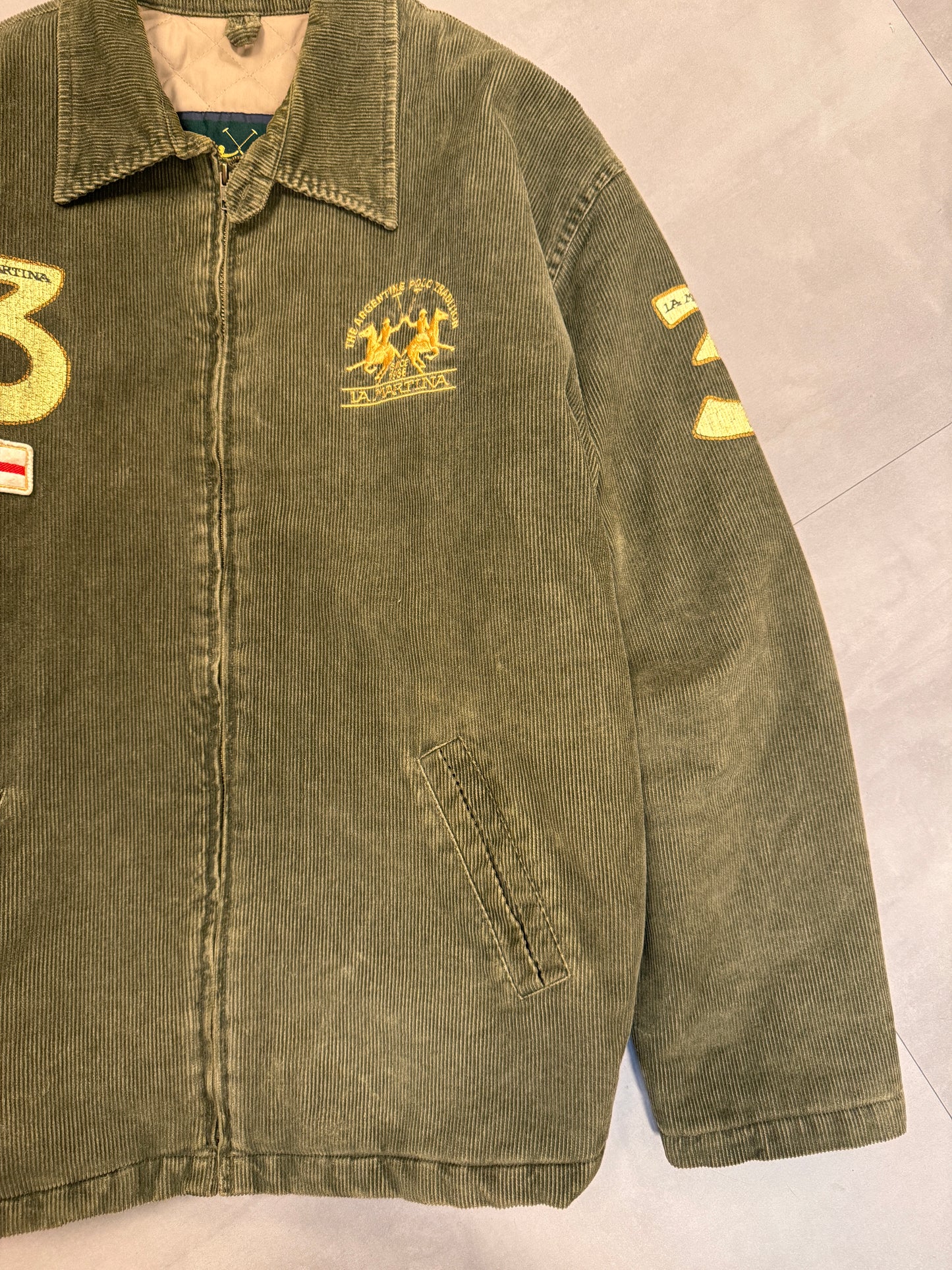 LA MARTINA GREEN CORDUROY JACKET - LARGE
