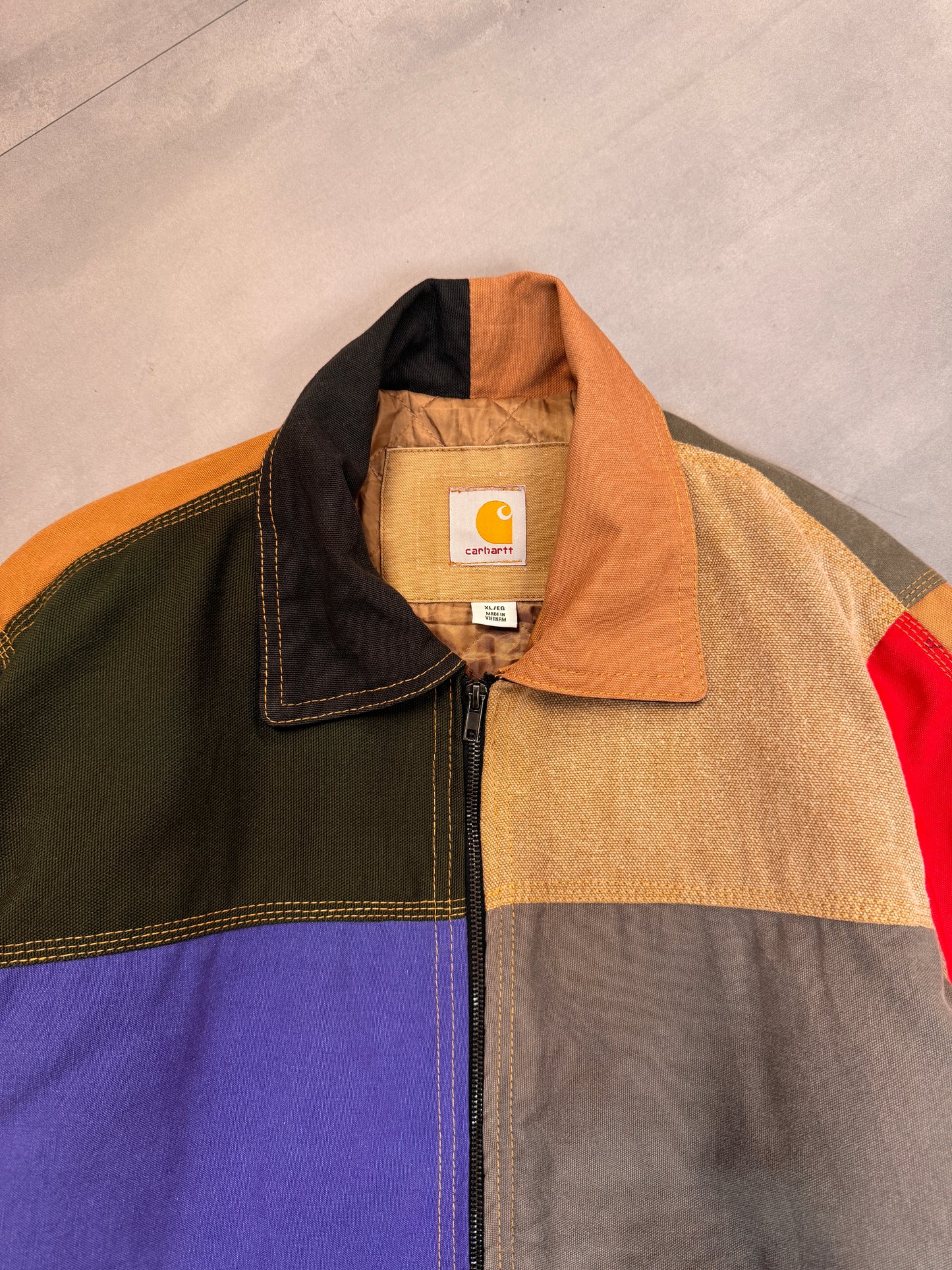 REWORKED CARHARTT DETROIT JACKET - MEDIUM