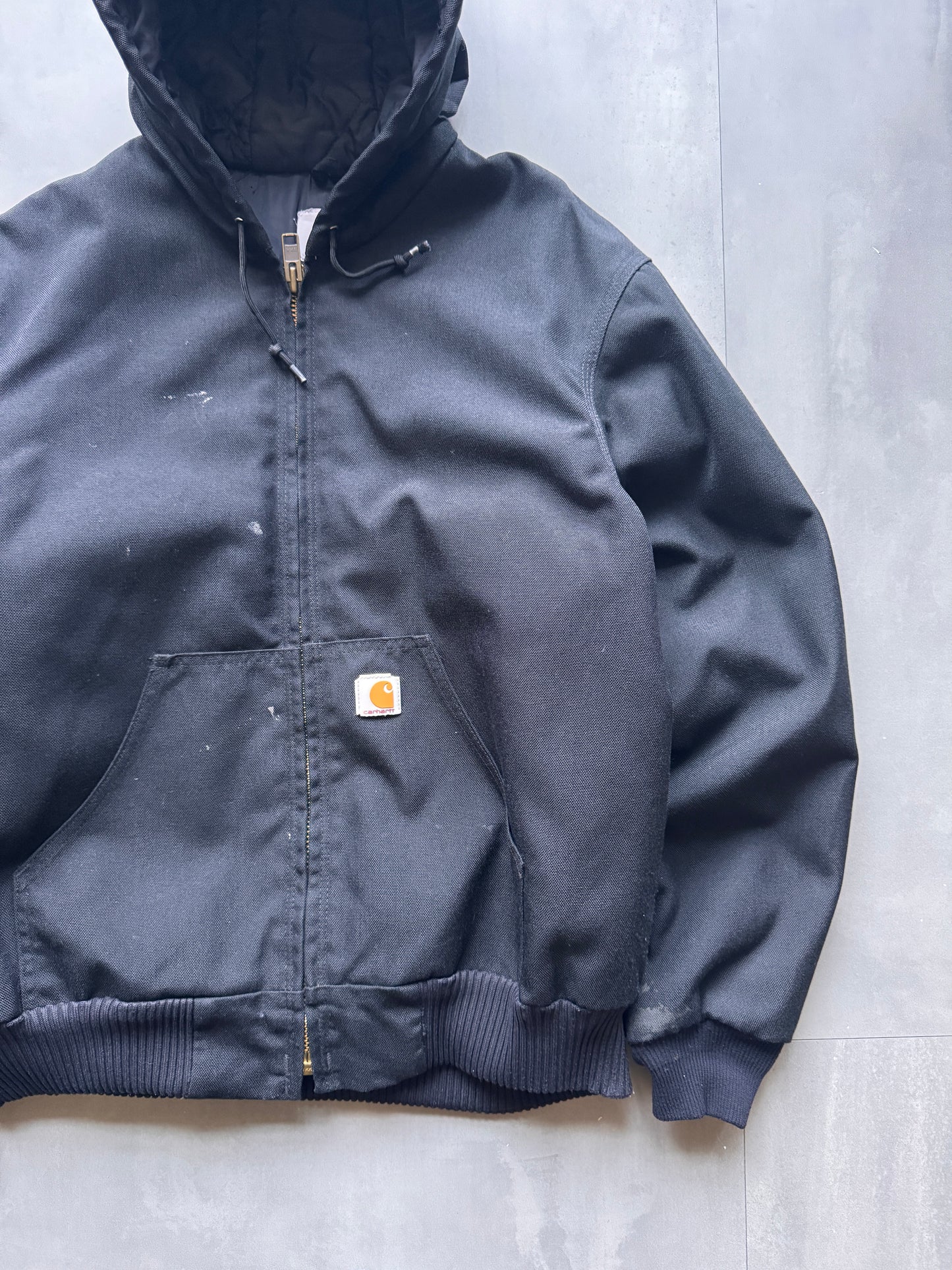 VINTAGE CARHARTT BLACK ACTIVE JACKET - M