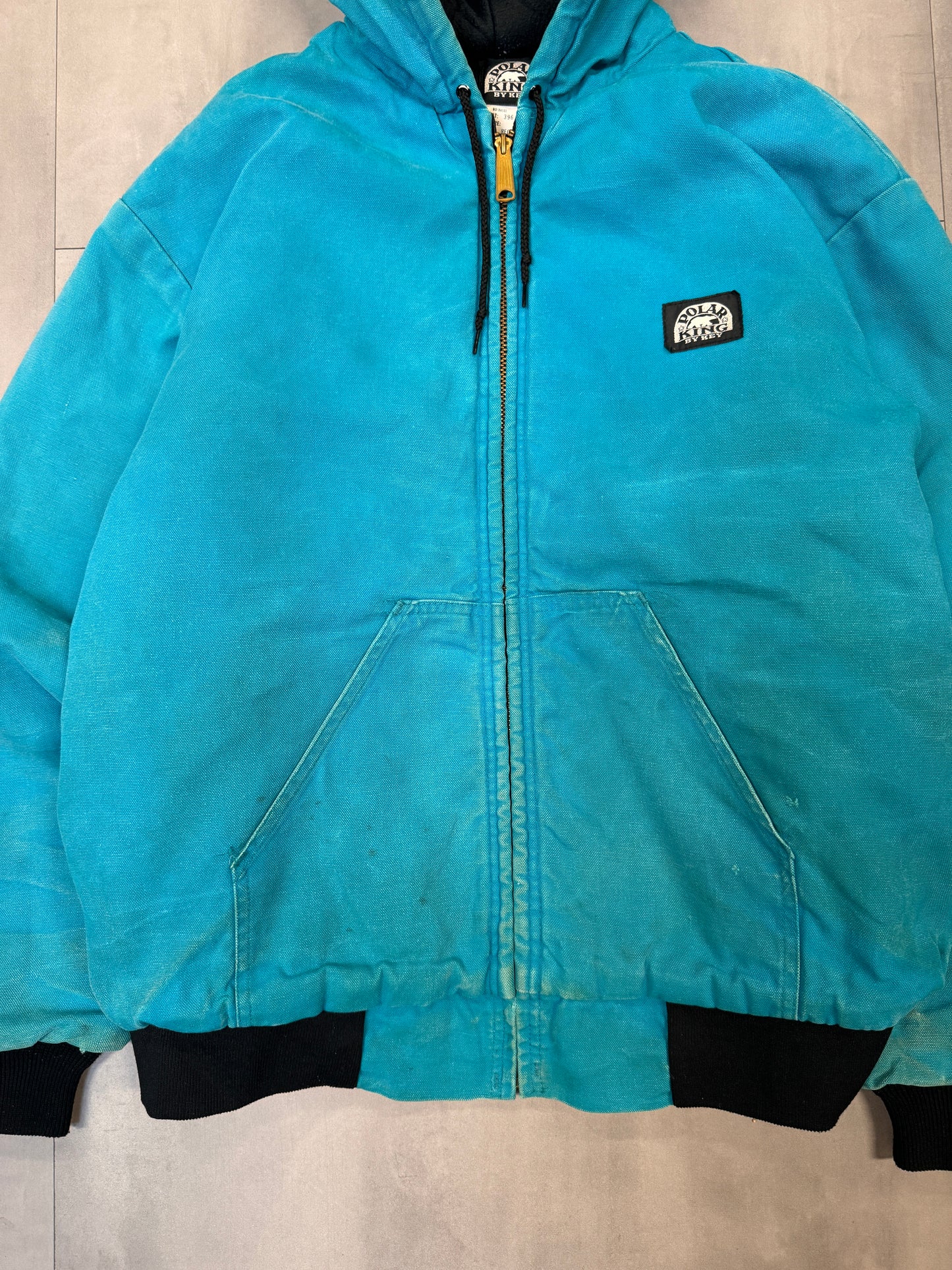 POLAR KING BY KEYS TURQUOISE ACTIVE JACKET - LARGE