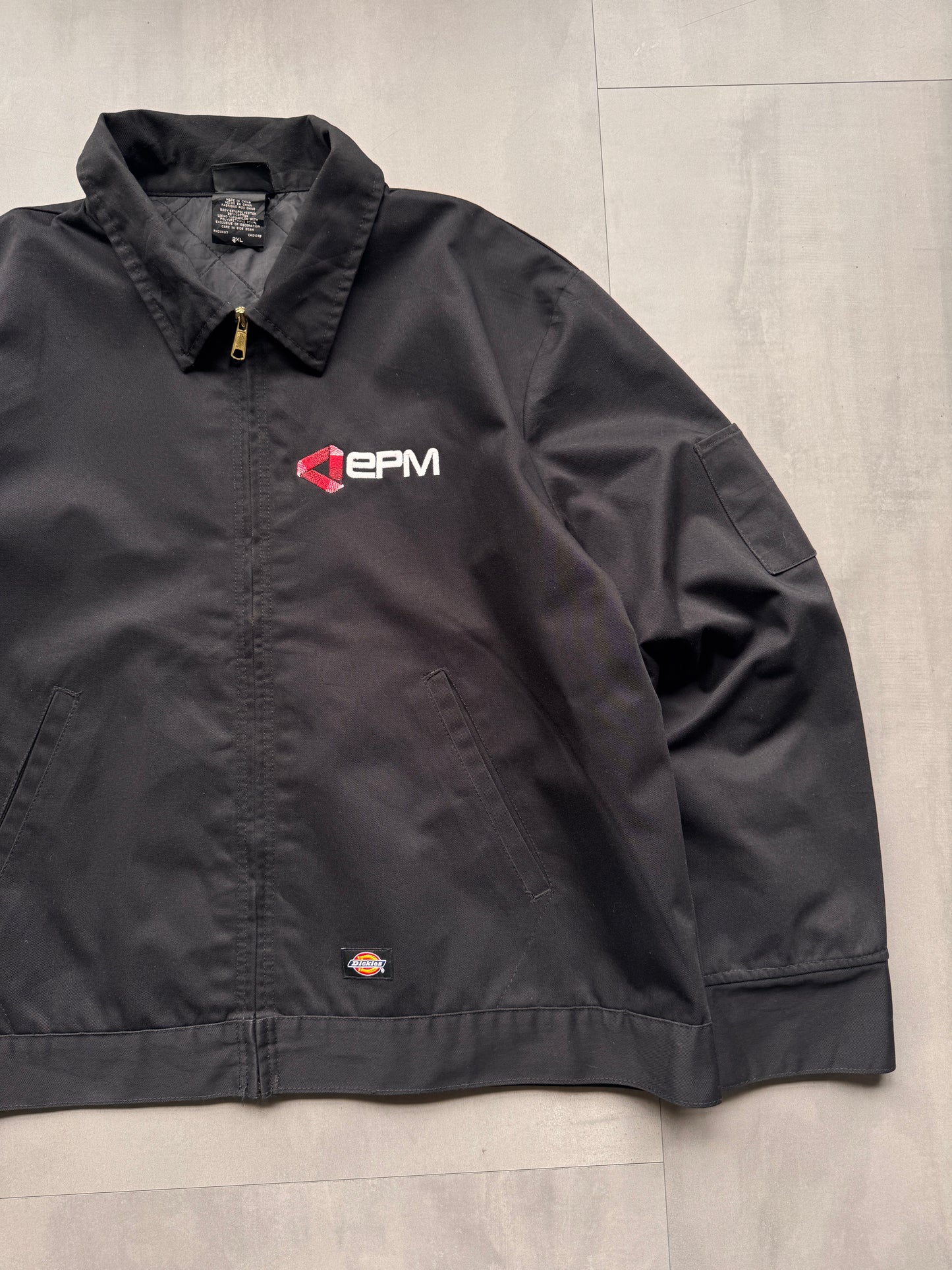 VINTAGE DICKIES BLACK EISENHOWER JACKET - XXL