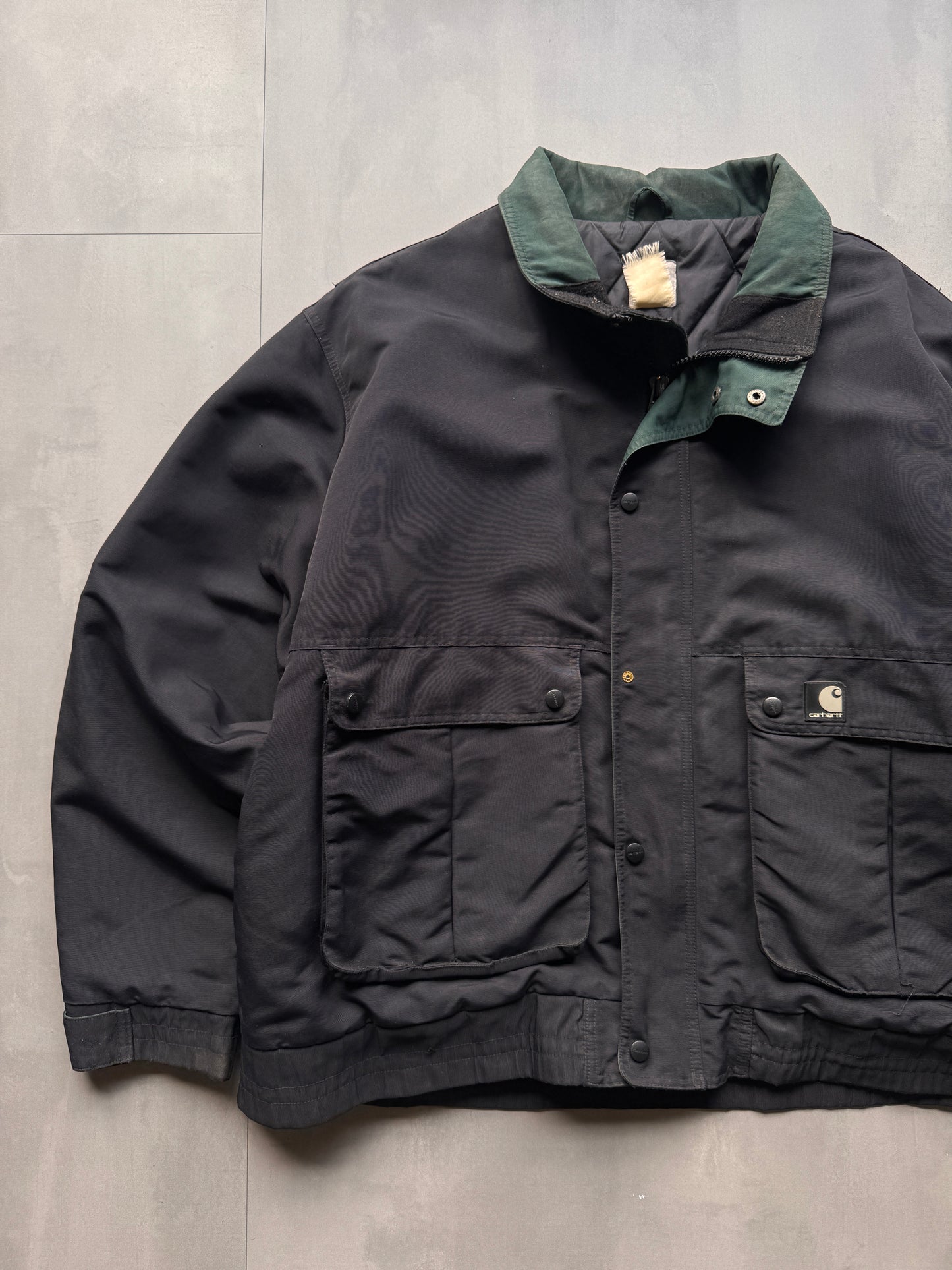 VINTAGE CARHARTT BLACK JACKET - XXL