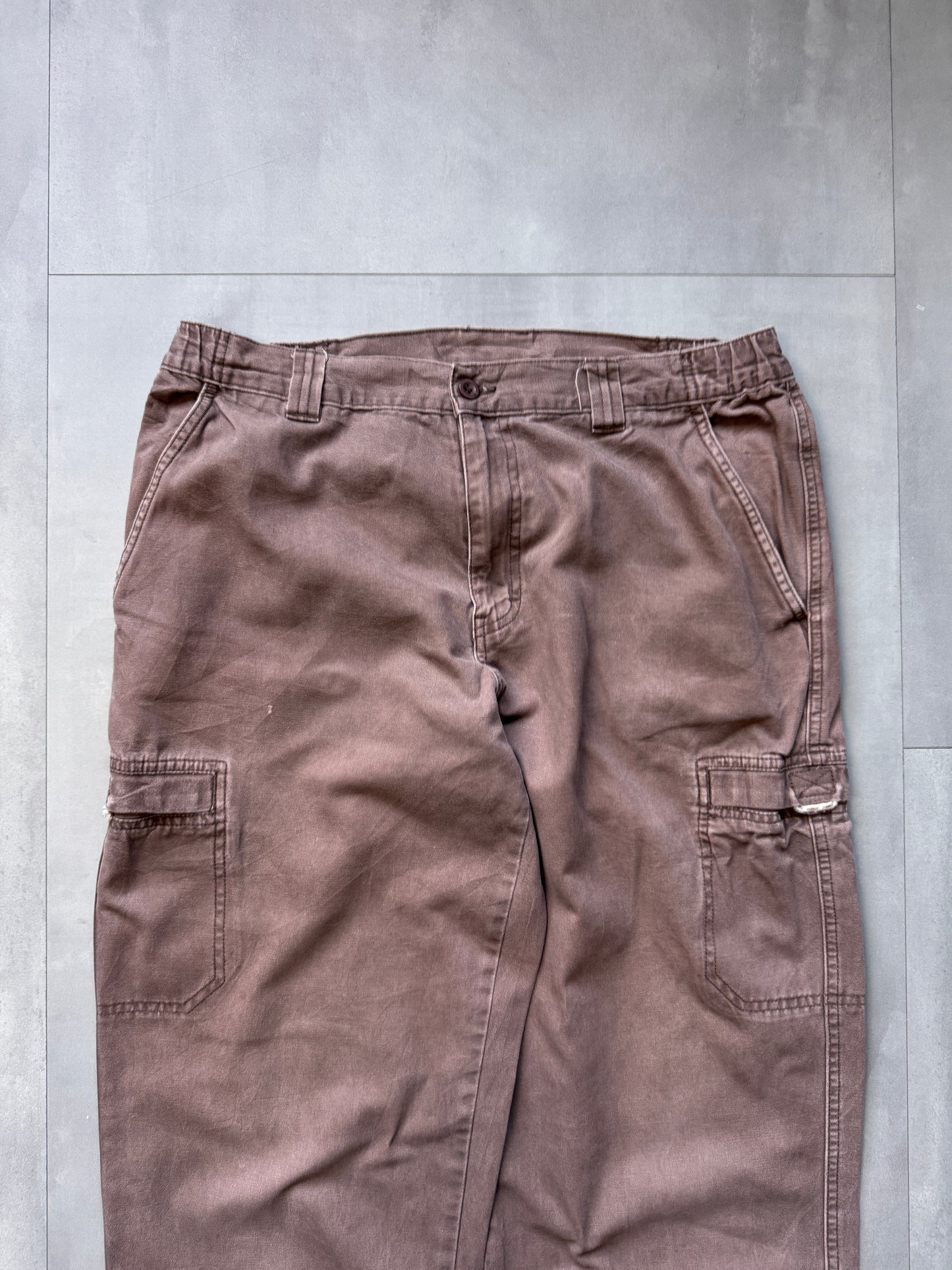 VINTAGE L.L. BEAN BROWN CARGO PANTS - 34