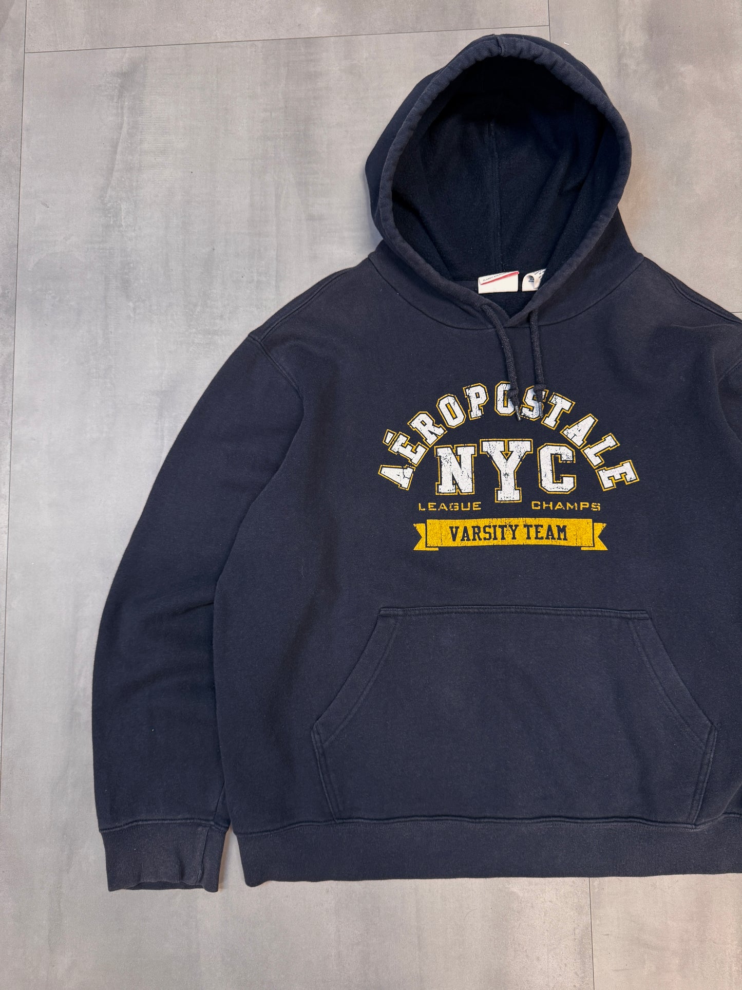 NYC AEROPOSTALE NAVY HOODIE - MEDIUM