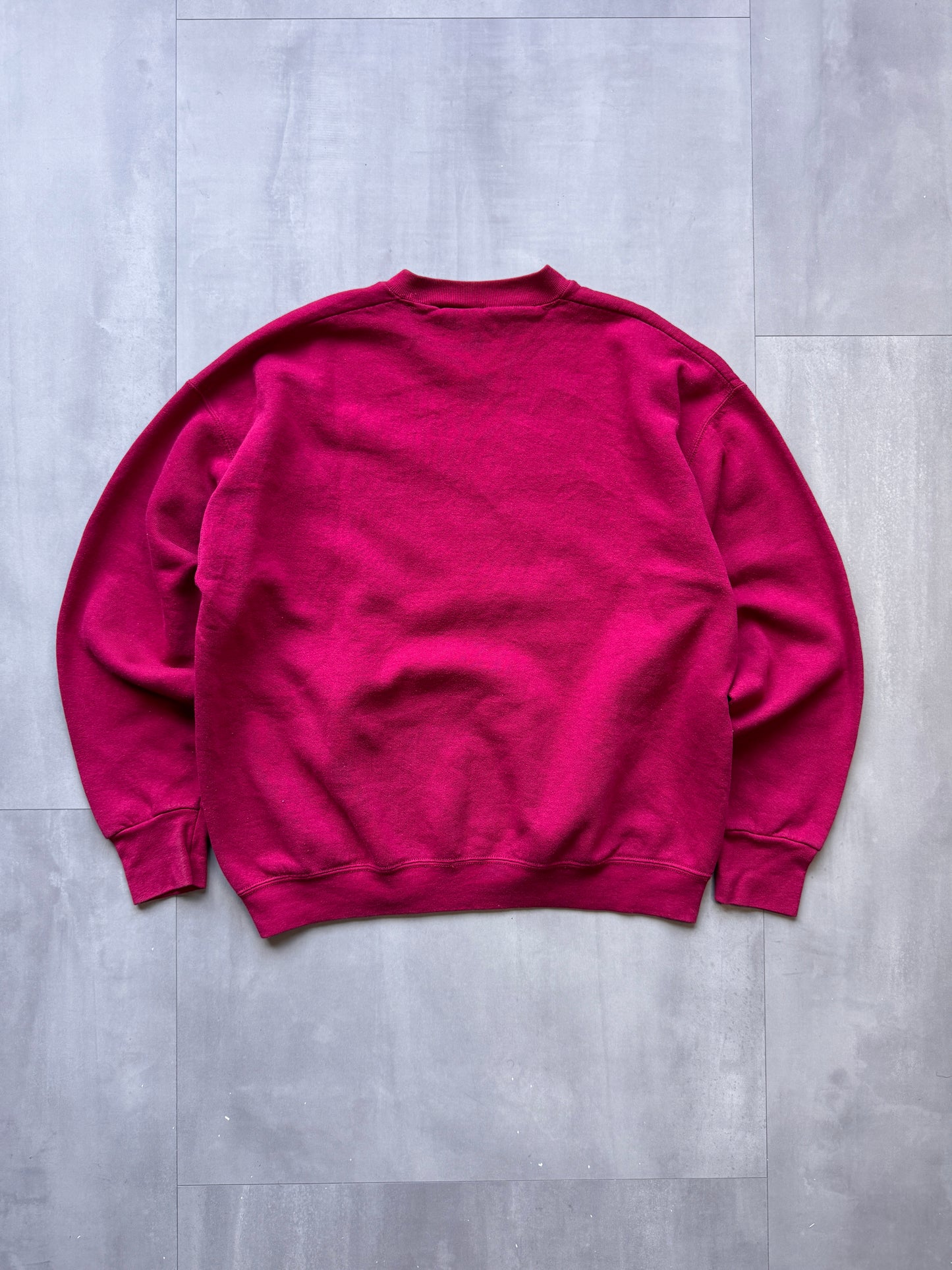 VINTAGE BAHAMAS NASSAU MAROON SWEATER - LARGE