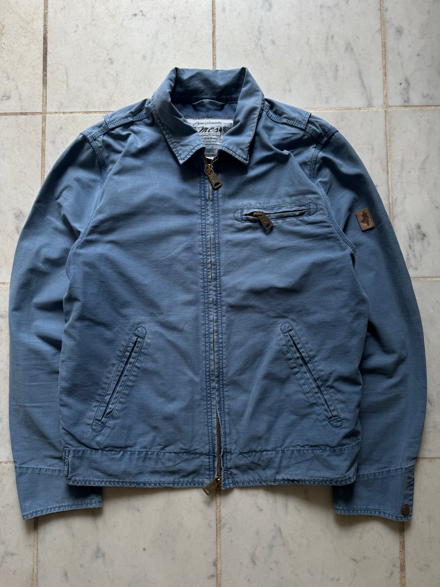 MARLBORO CLASSICS BLUE TRUCKER JACKET - MEDIUM