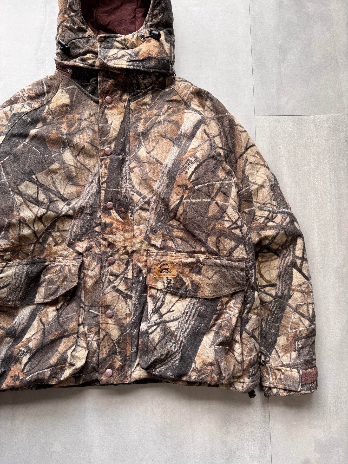 VINTAGE DUXBAK REALTREE HUNTING JACKET - LARGE