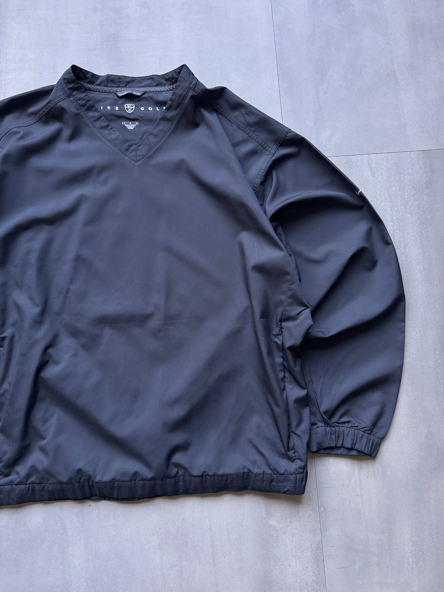 VINTAGE NIKE GOLF DARK GREY WINDBREAKER - L