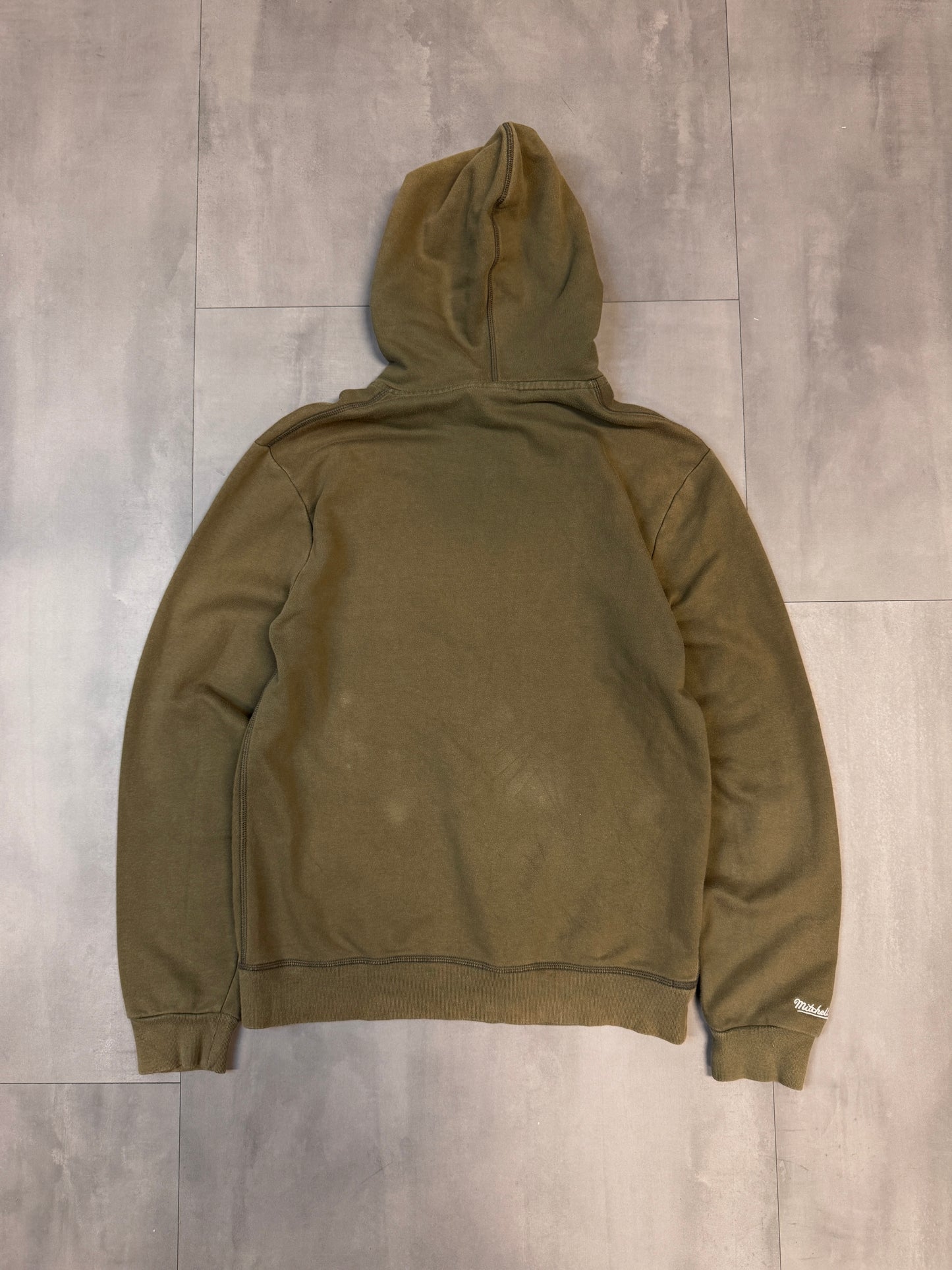 NBA/MITCHELL & NESS TORONTO RAPTORS KHAKI HOODIE - MEDIUM