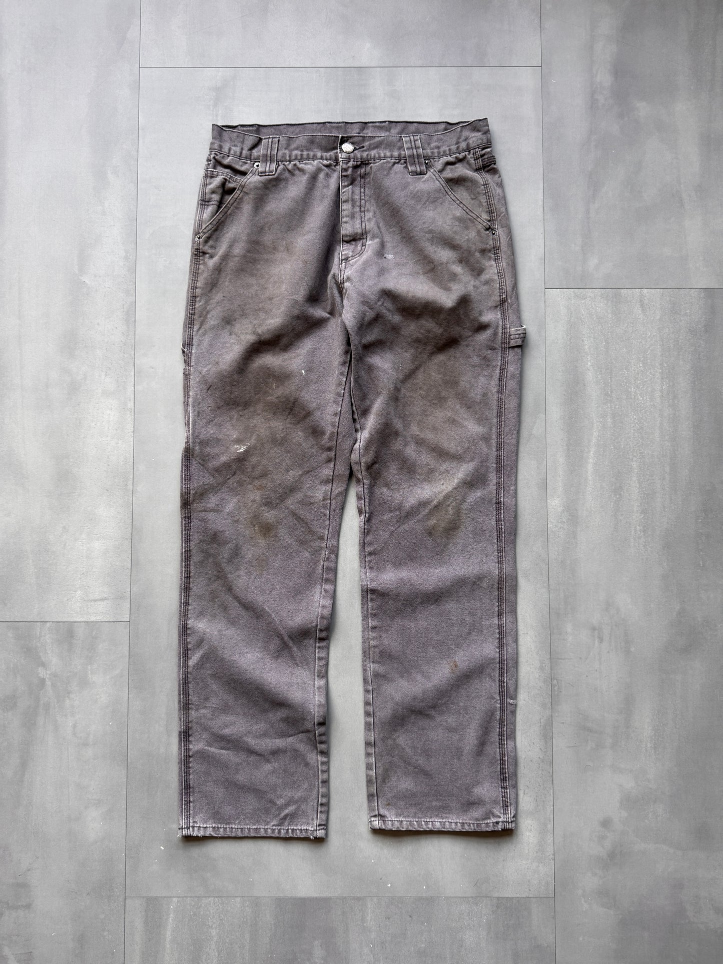 VINTAGE RK BRAND FADED GREY CARPENTER PANTS - 32