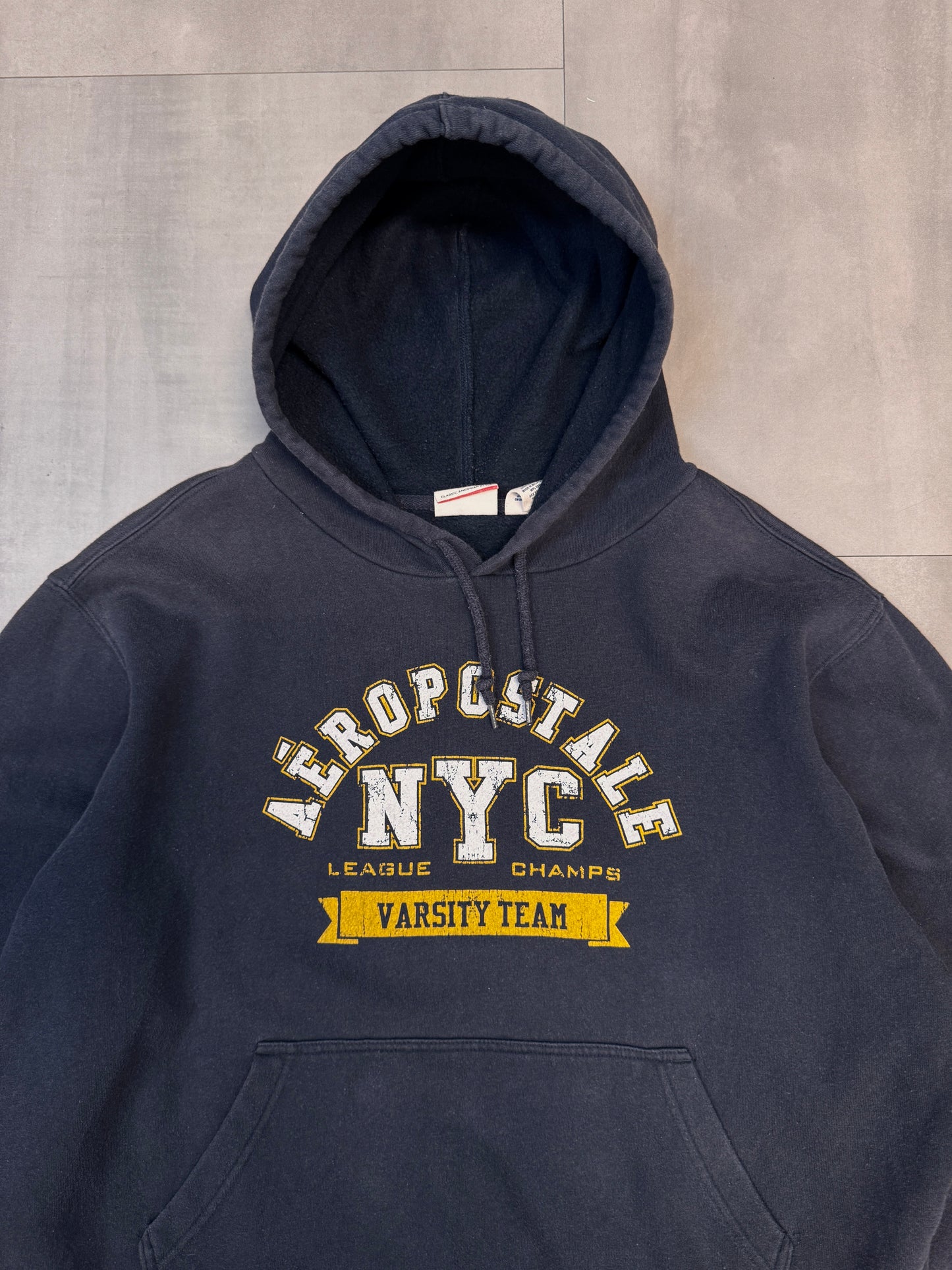 NYC AEROPOSTALE NAVY HOODIE - MEDIUM