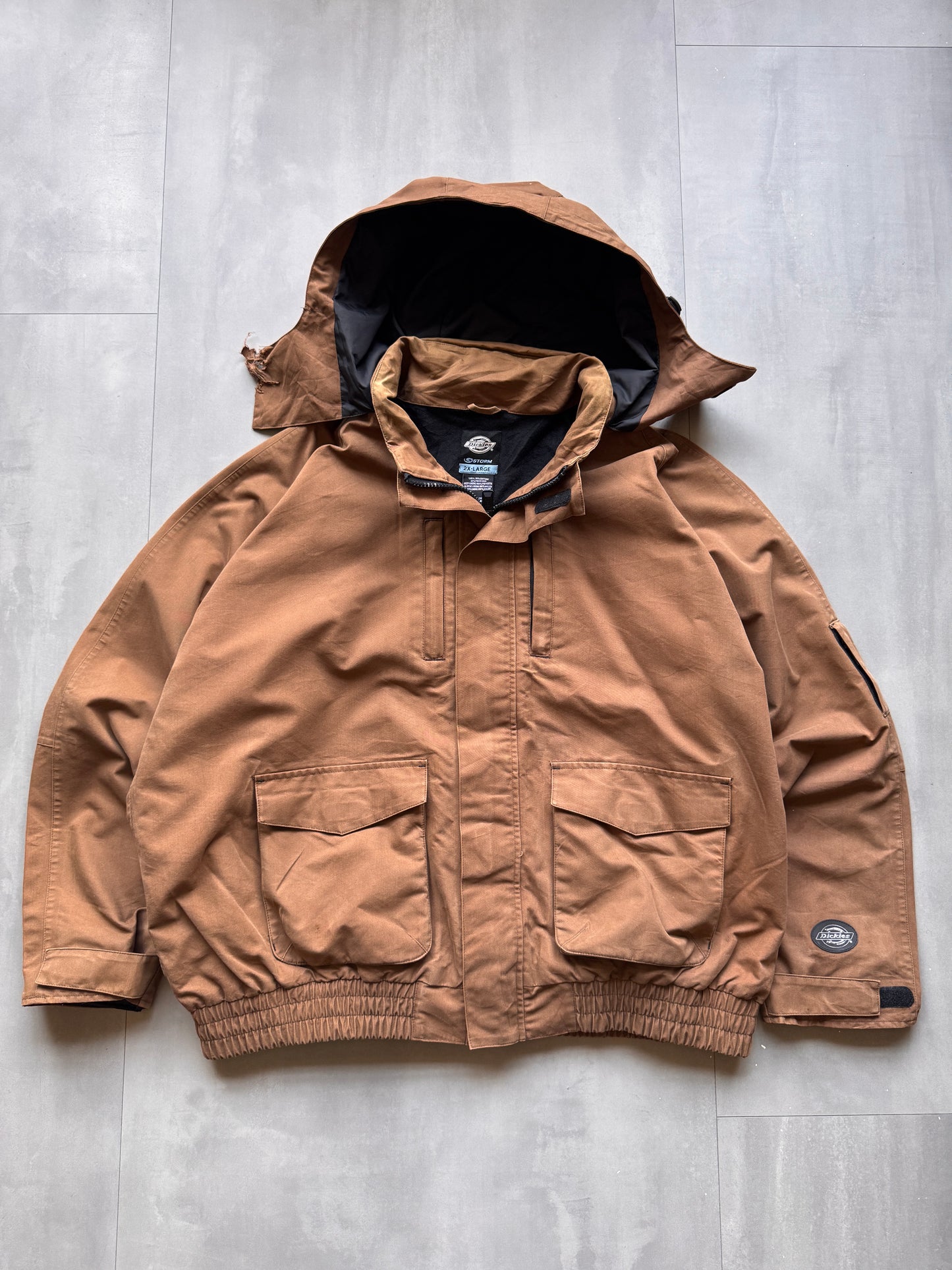 VINTAGE DICKIES BROWN JACKET - XL