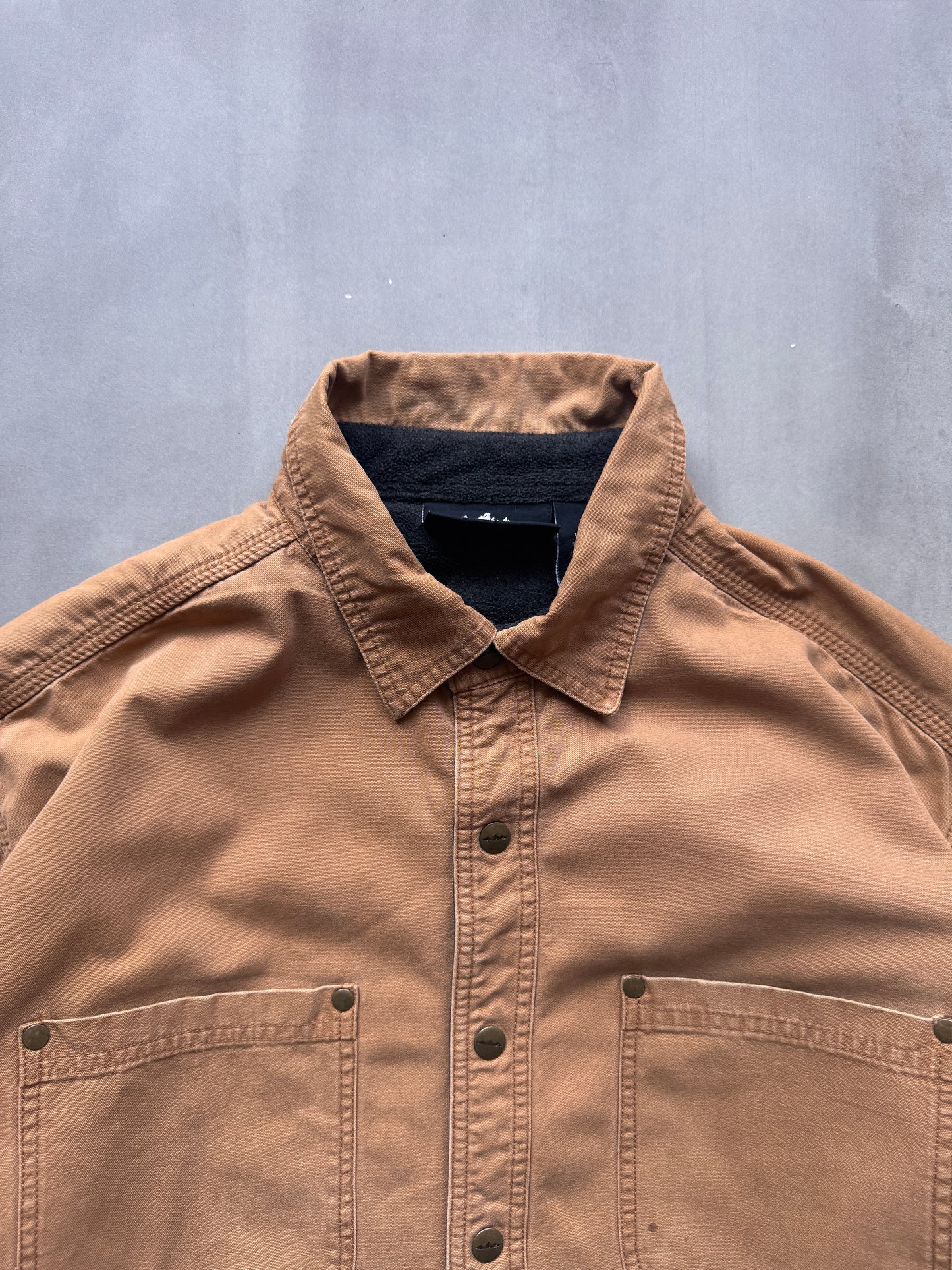 VINTAGE TAN WORKWEAR SHIRT - L