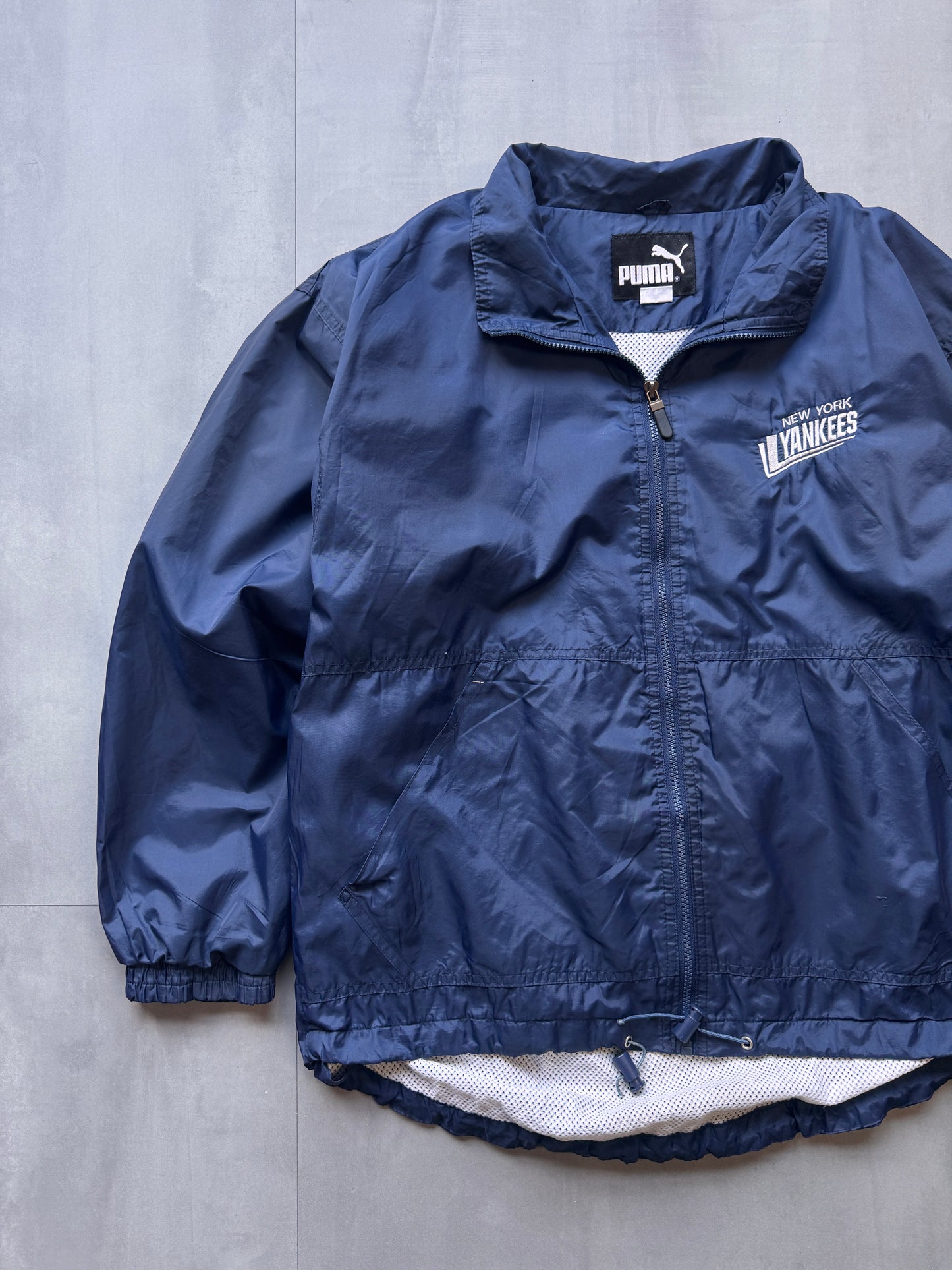 VINTAGE NEW YORK YANKEES TRACK JACKET - L