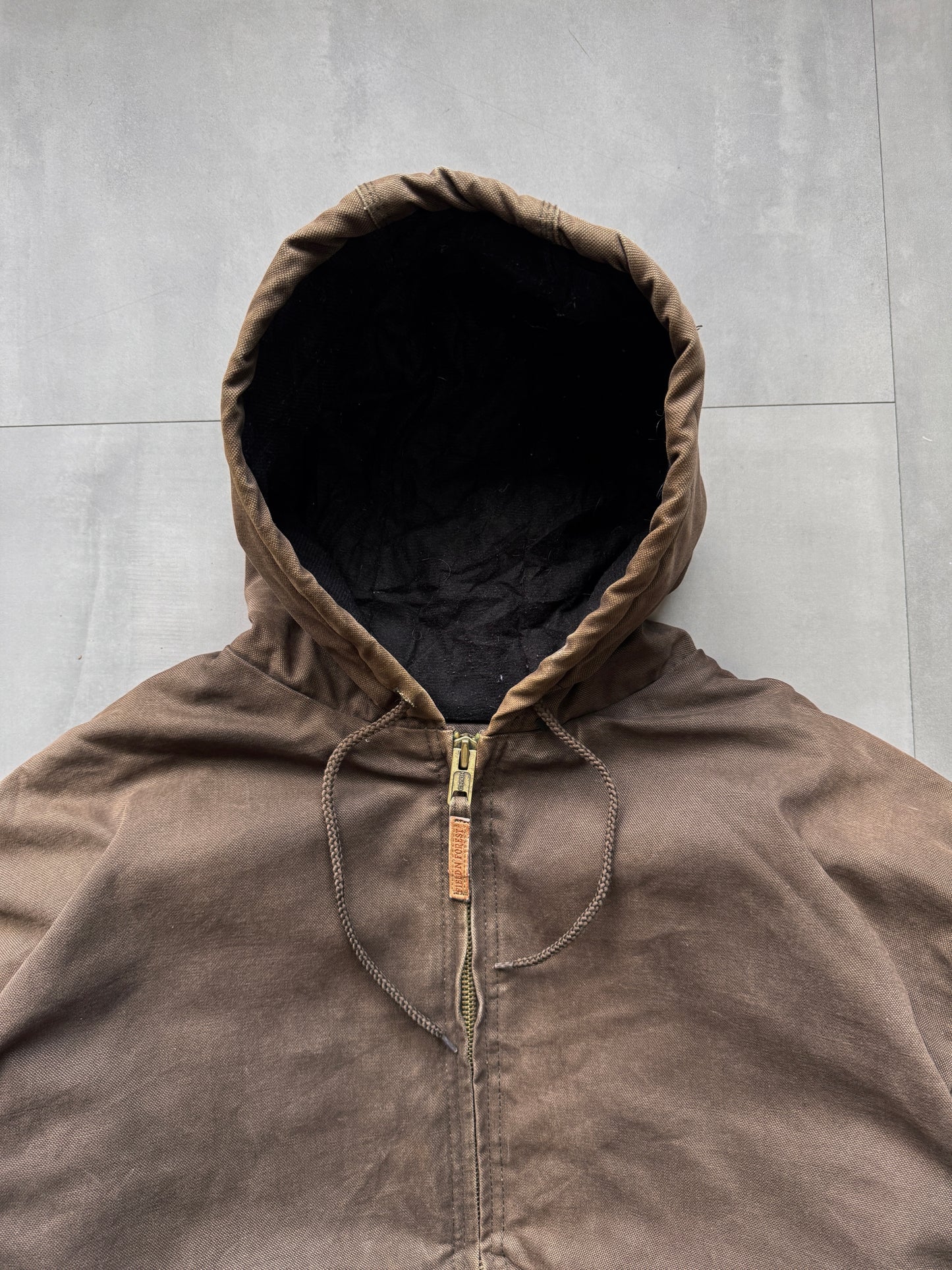 VINTAGE FIELD N' FOREST BROWN/MOSS GREEN ACTIVE JACKET - 3XLARGE