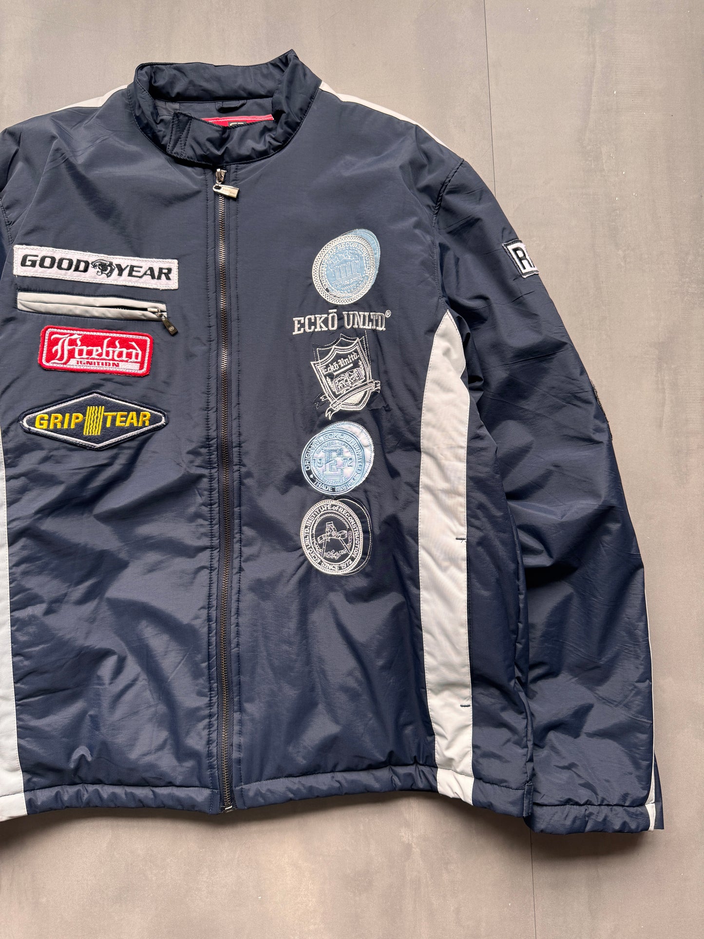 VINTAGE ECKO UNTLD. RACING JACKET - XL