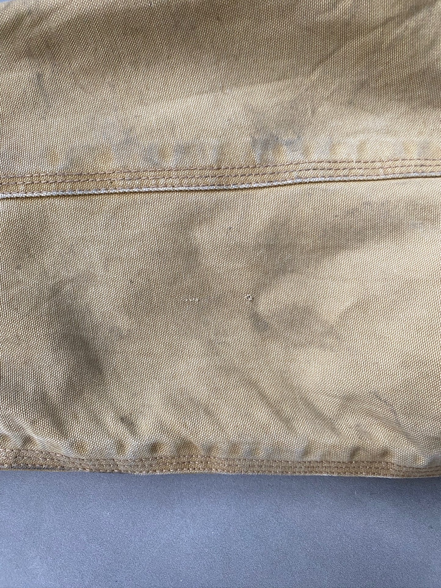 VINTAGE AMERICAN EAGLE TAN DETROIT JACKET - L