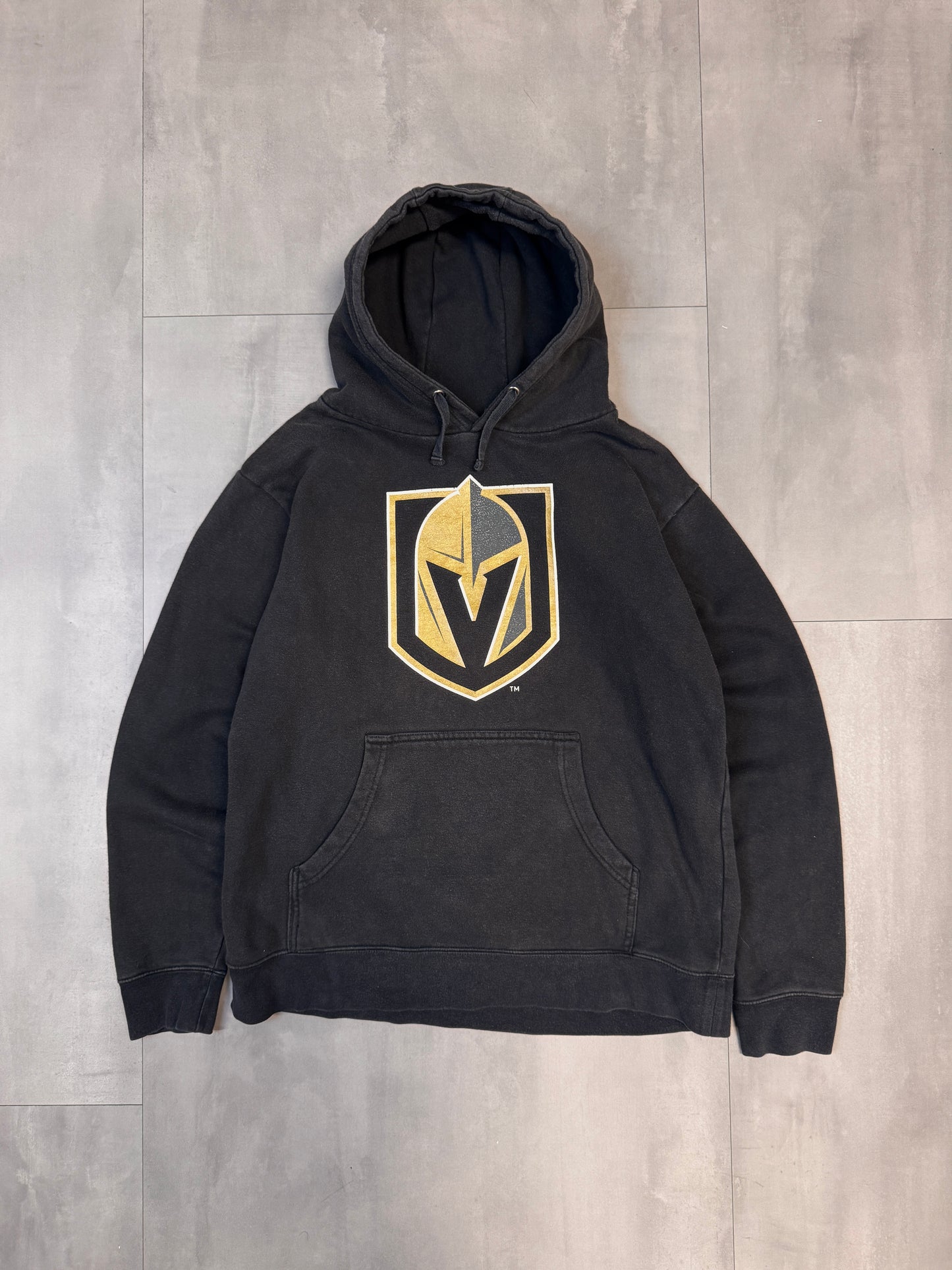 NHL VEGAS GOLDEN KNIGHTS BLACK HOODIE - MEDIUM