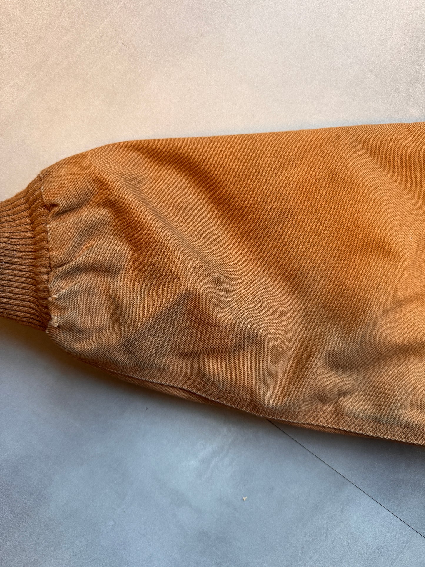 VINTAGE WALLS TAN TRUCKER JACKET - L