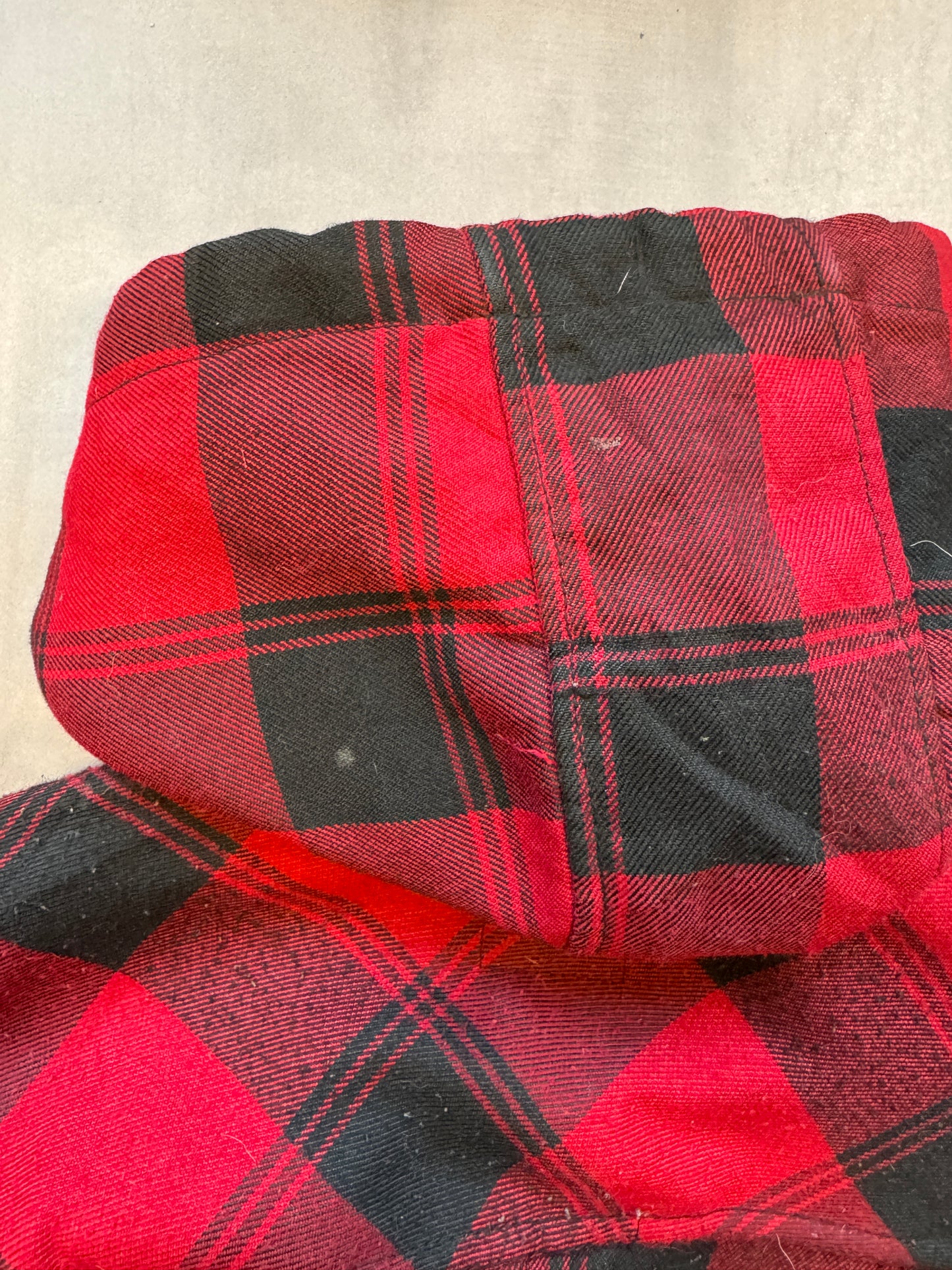 VINTAGE DICKIES RED FLANNEL JACKET - M