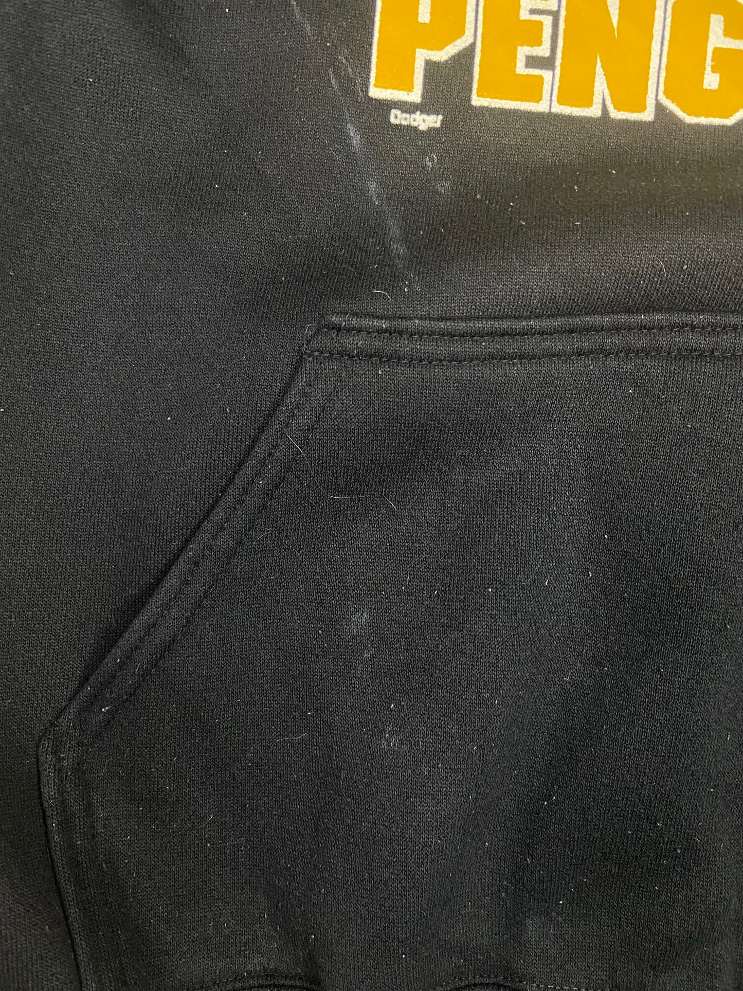 NHL PITTSBURGH PENGUINS BLACK HOODIE - SMALL