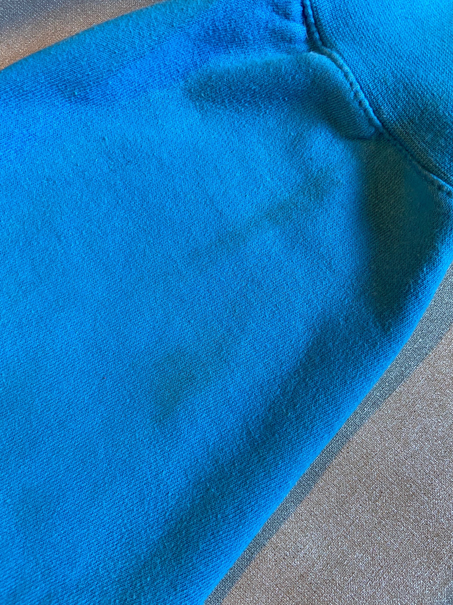 NFL CAROLINA PANTHERS GREY/BLUE HOODIE - LARGE