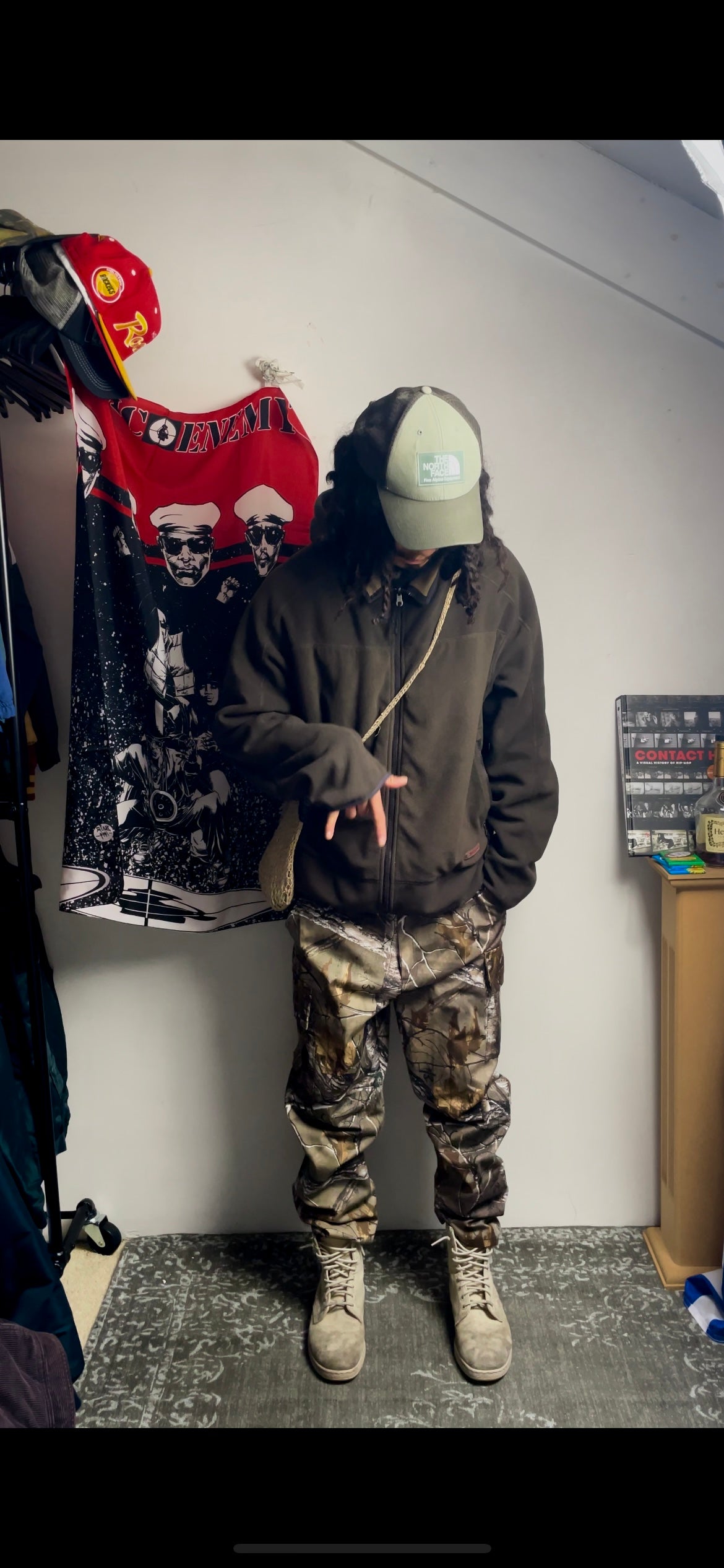 TIMBERLAND FLEECE HIPHOP LOOK