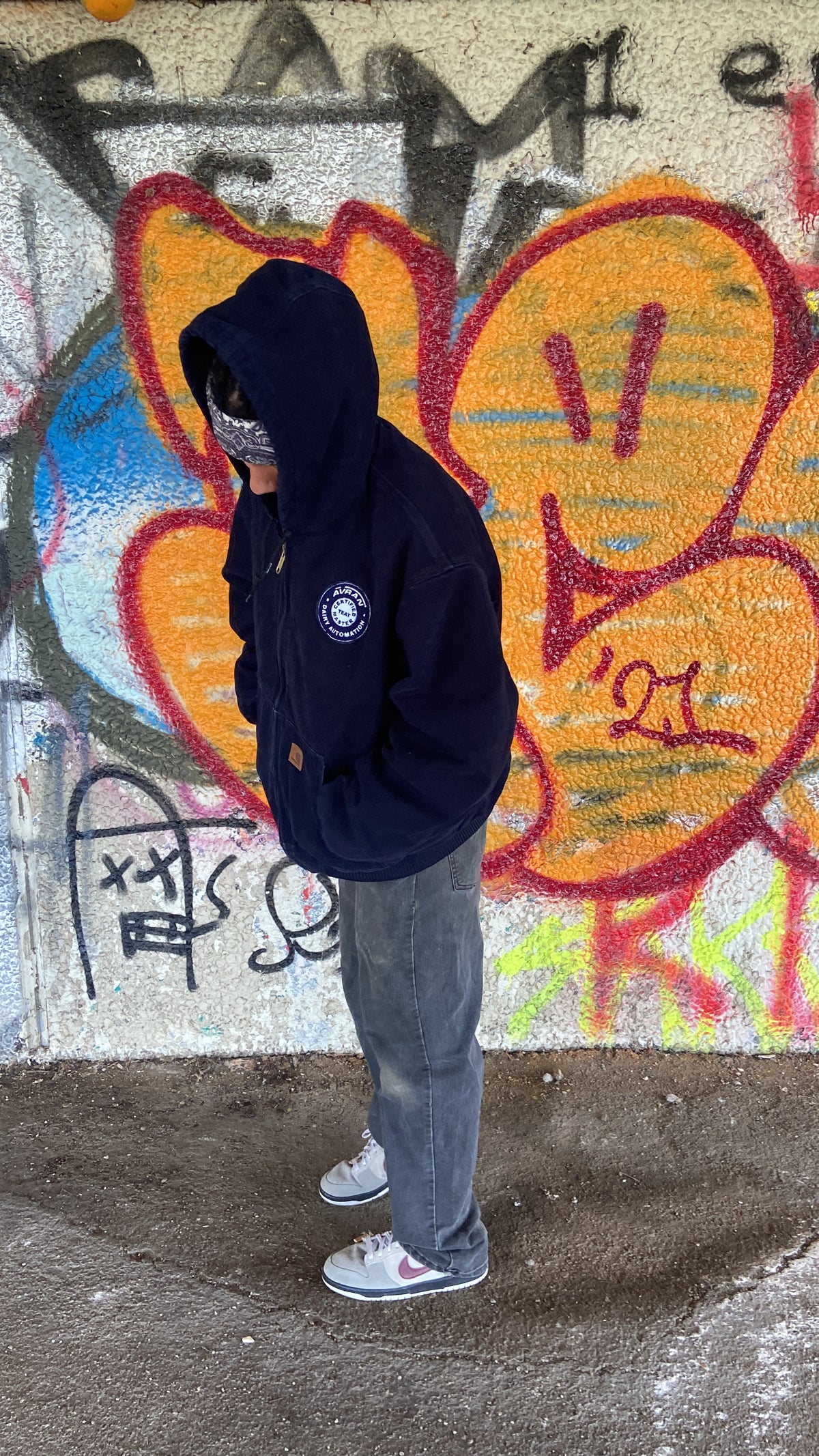 NAVY CARHARTT ACTIVE JACKET