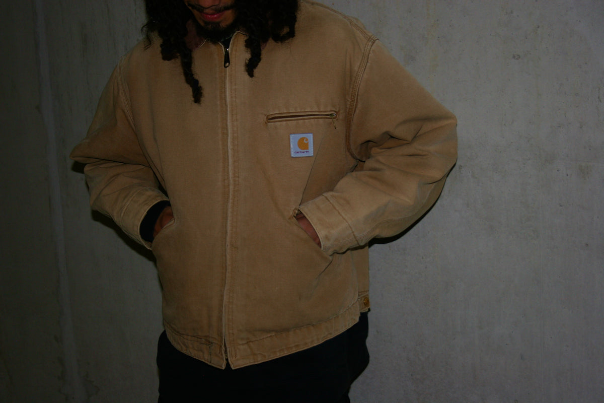 BEIGE CARHARTT DETROIT JACKET