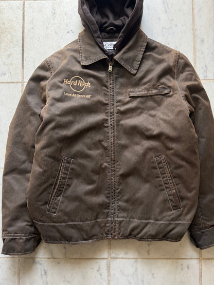 COLUMBIA X HARD ROCK BROWN JACKET - MEDIUM/LARGE