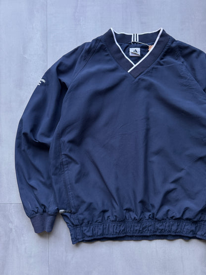 VINTAGE ADIDAS NAVY WINDBREAKER - M